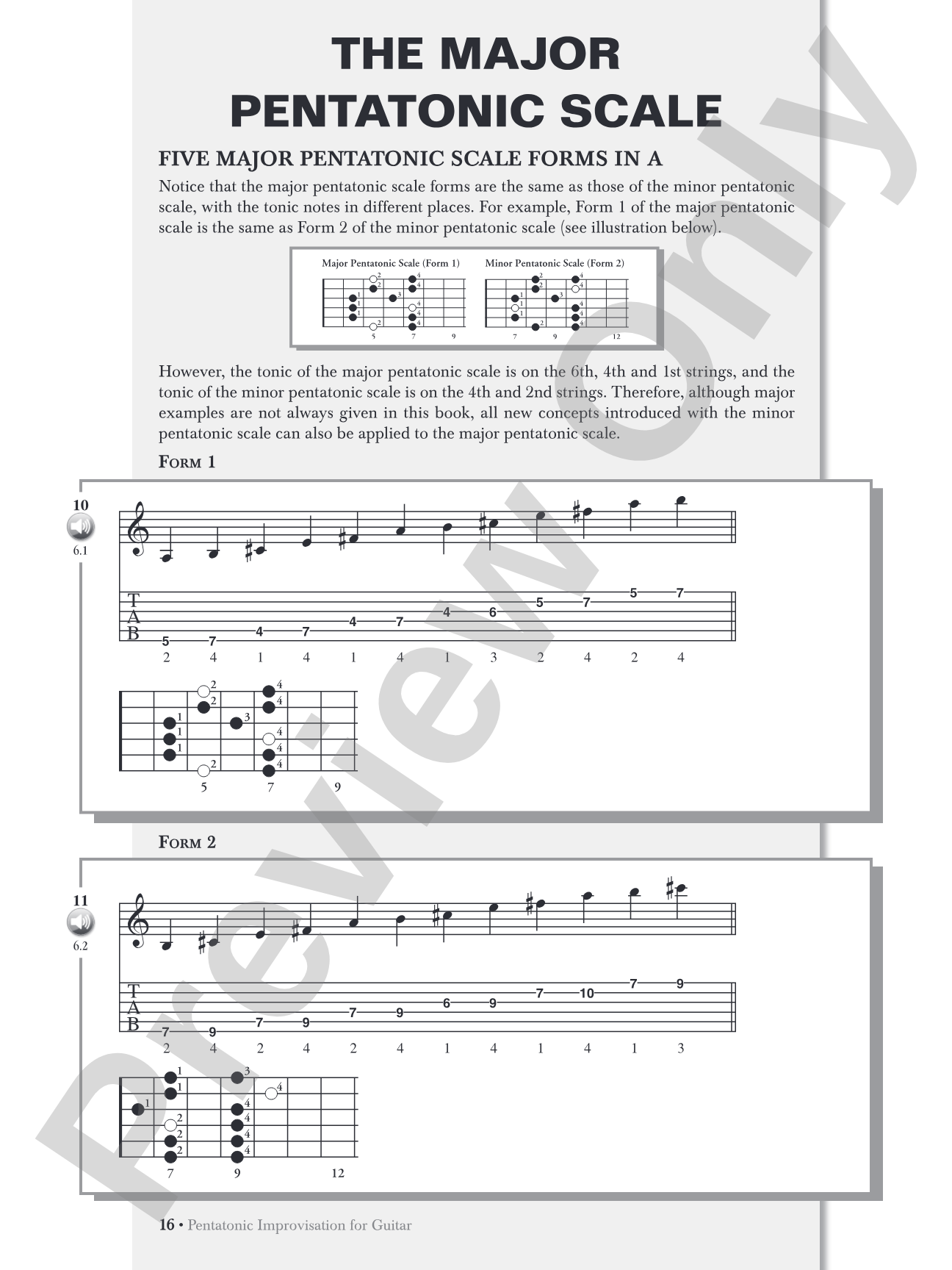 Pentatonic Improvisation: Modern Pentatonic Ideas for Guitarists of All Styles
