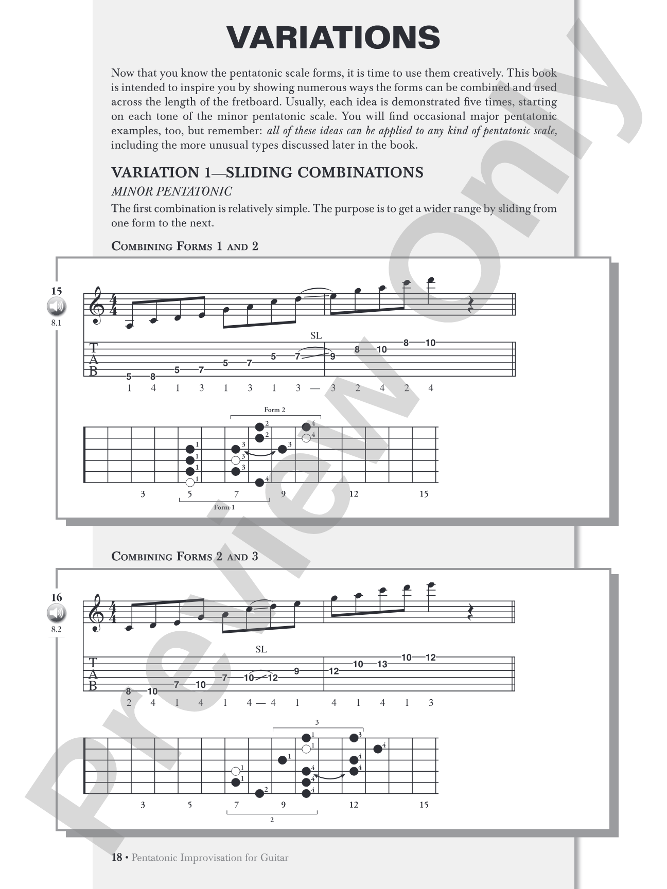 Pentatonic Improvisation: Modern Pentatonic Ideas for Guitarists of All Styles