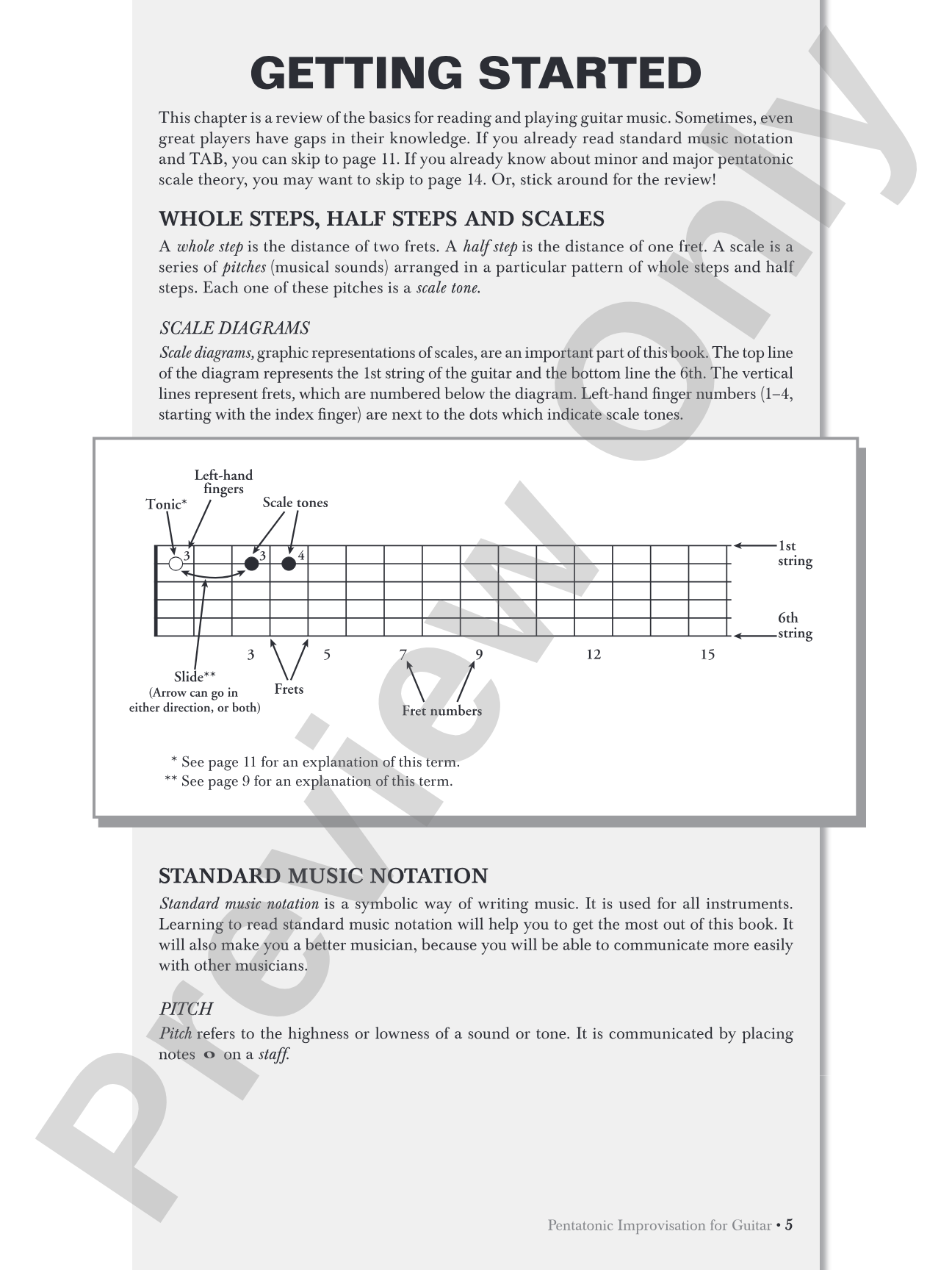Pentatonic Improvisation: Modern Pentatonic Ideas for Guitarists of All Styles