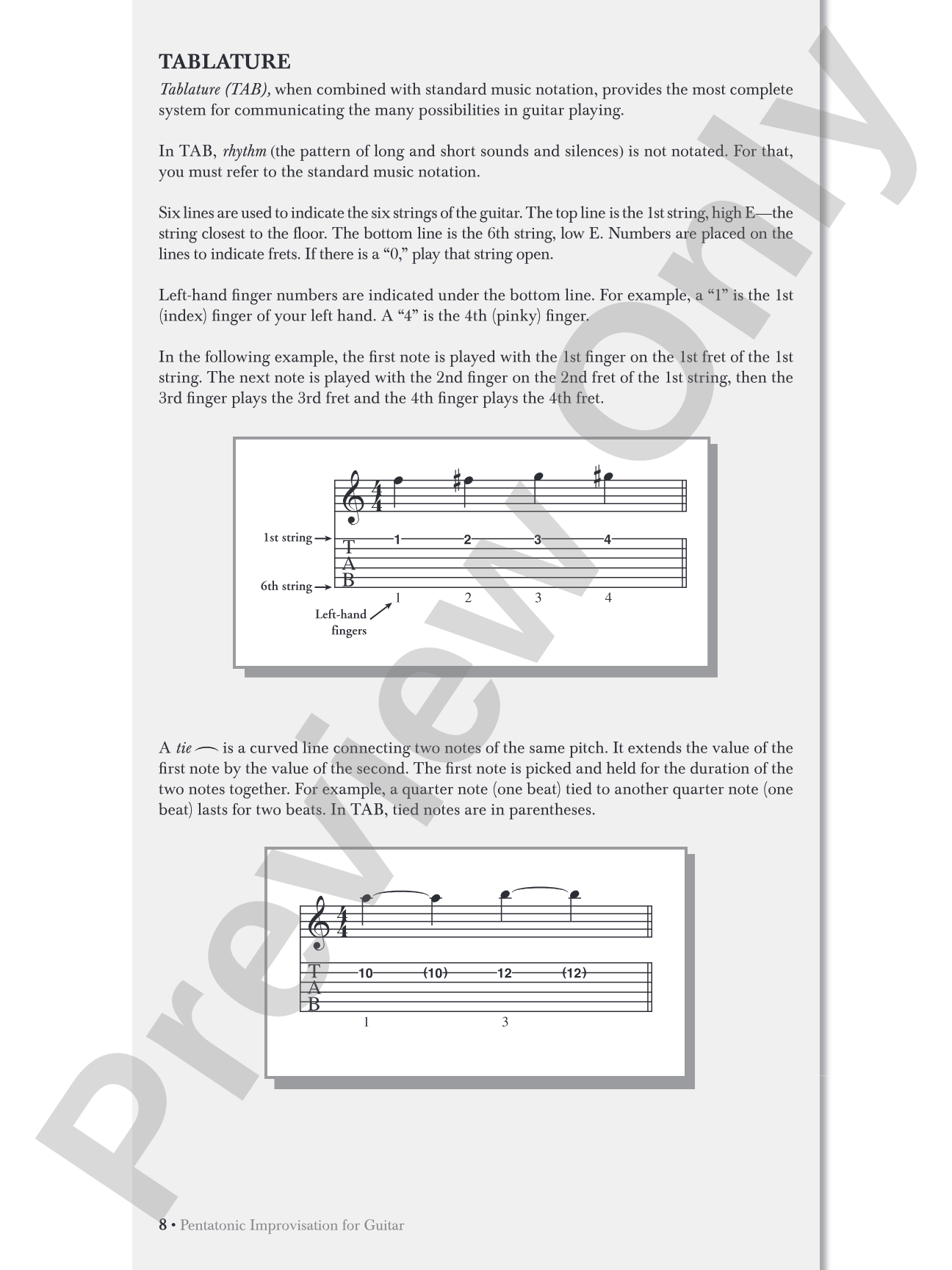 Pentatonic Improvisation: Modern Pentatonic Ideas for Guitarists of All Styles