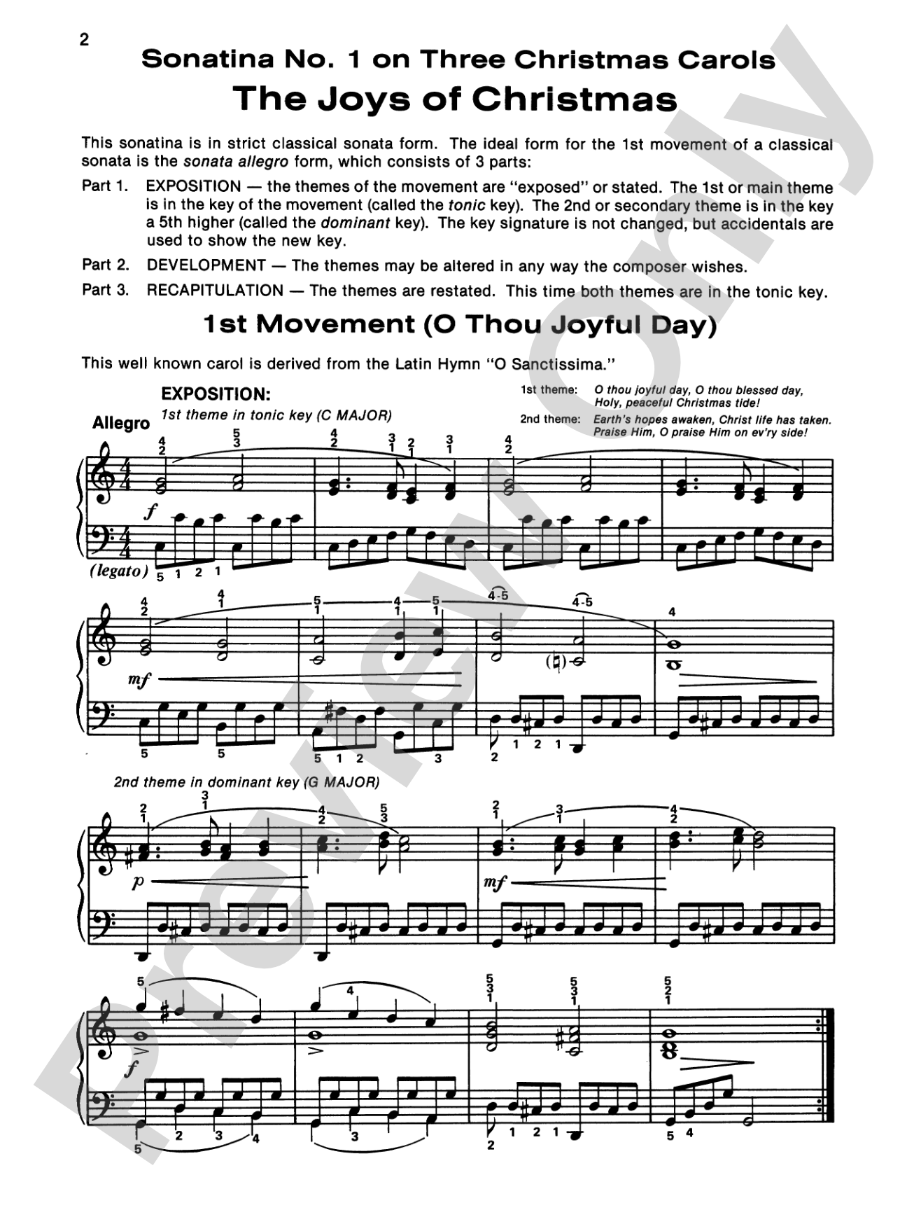 Alfred's Basic Piano Library: Merry Christmas! Book 5, Sonatinas: Piano