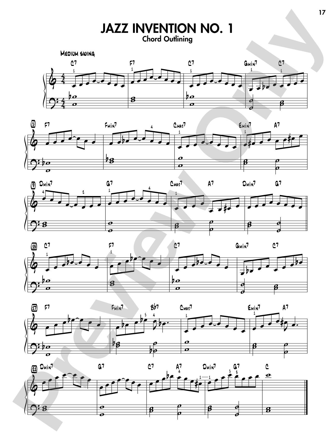 Jazz Inventions for Keyboard: 50 Etudes That Will Improve the Way You Play Jazz: Piano