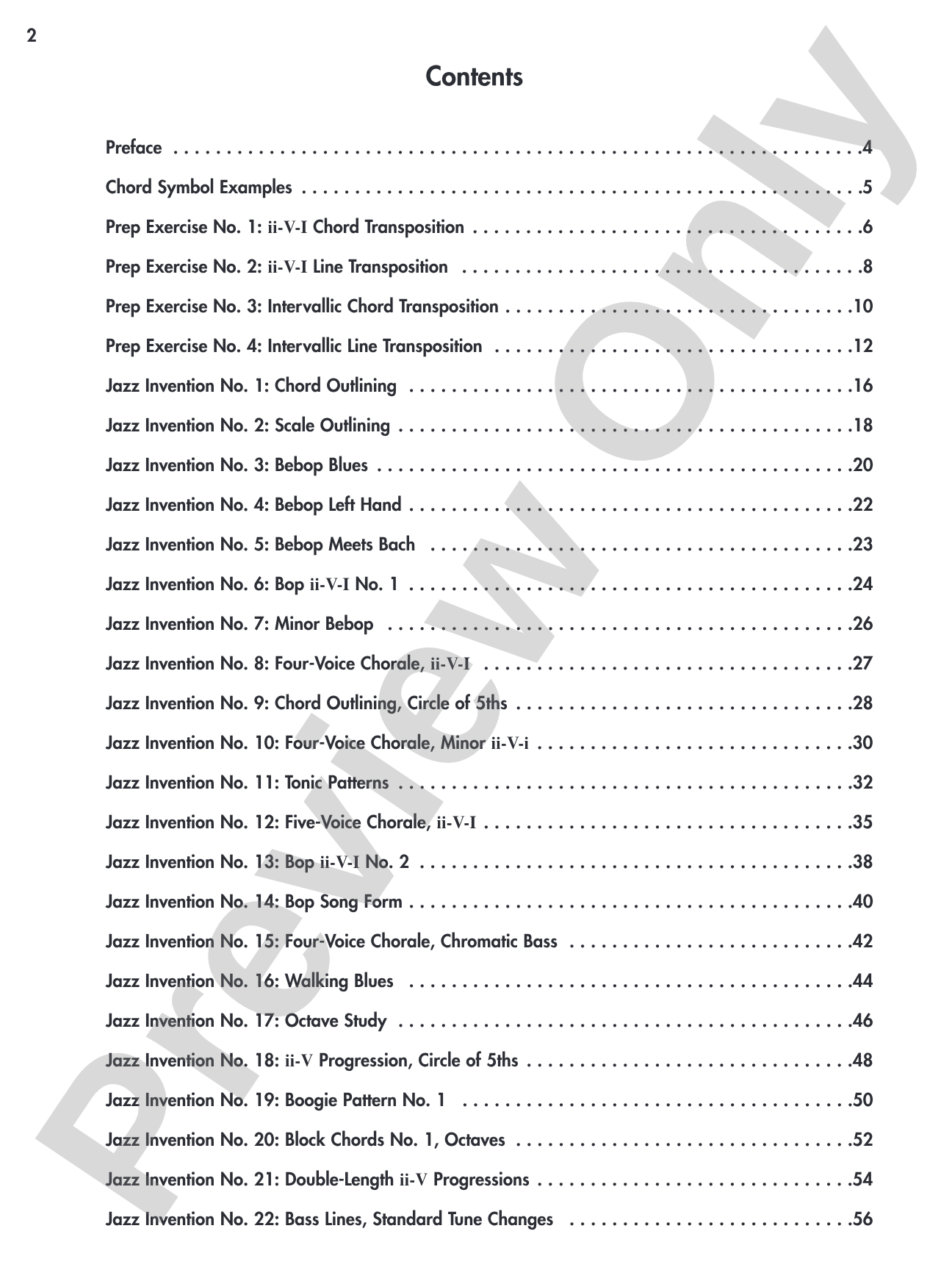 Jazz Inventions for Keyboard: 50 Etudes That Will Improve the Way You Play Jazz: Piano