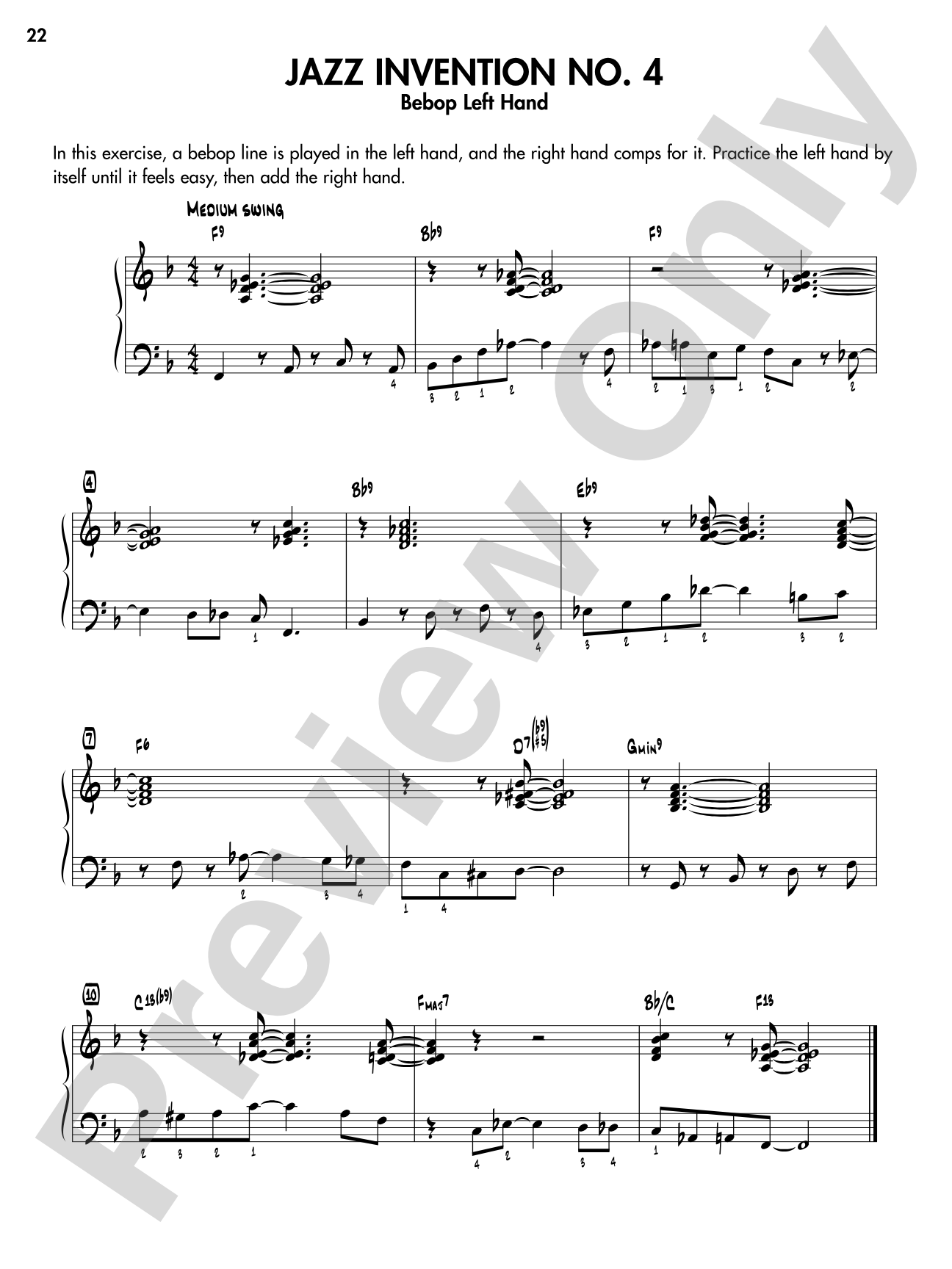 Jazz Inventions for Keyboard: 50 Etudes That Will Improve the Way You Play Jazz: Piano
