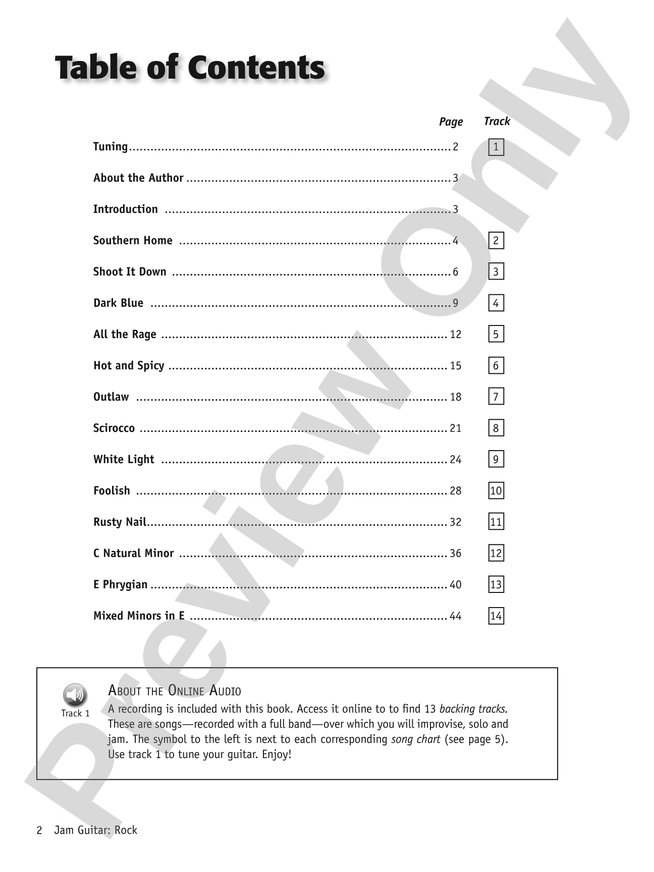 Jam Guitar: Rock: Play-Along Tracks for Improved Improvising -- You Never Have to Play Alone Again!