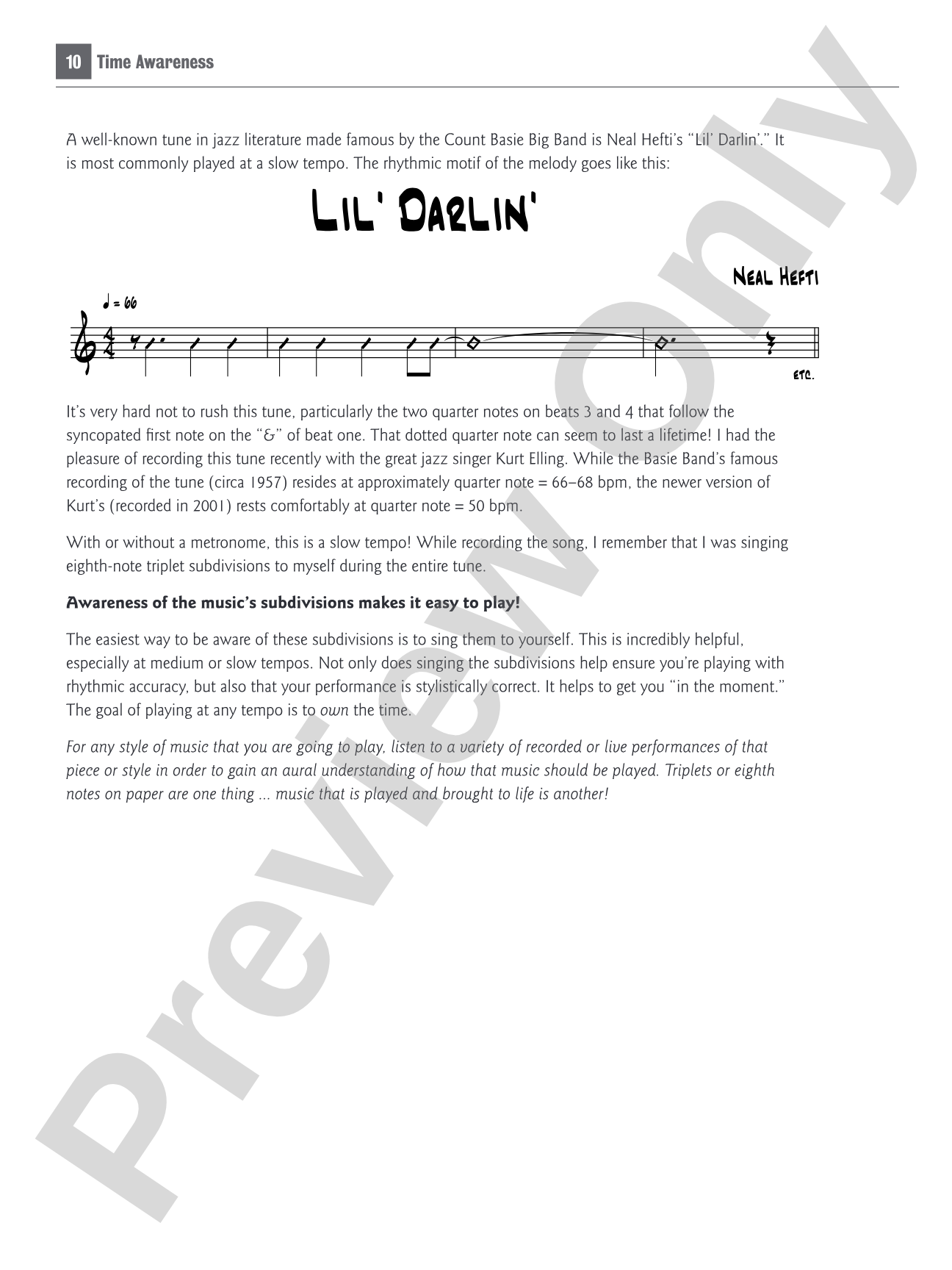 Time Awareness for All Musicians