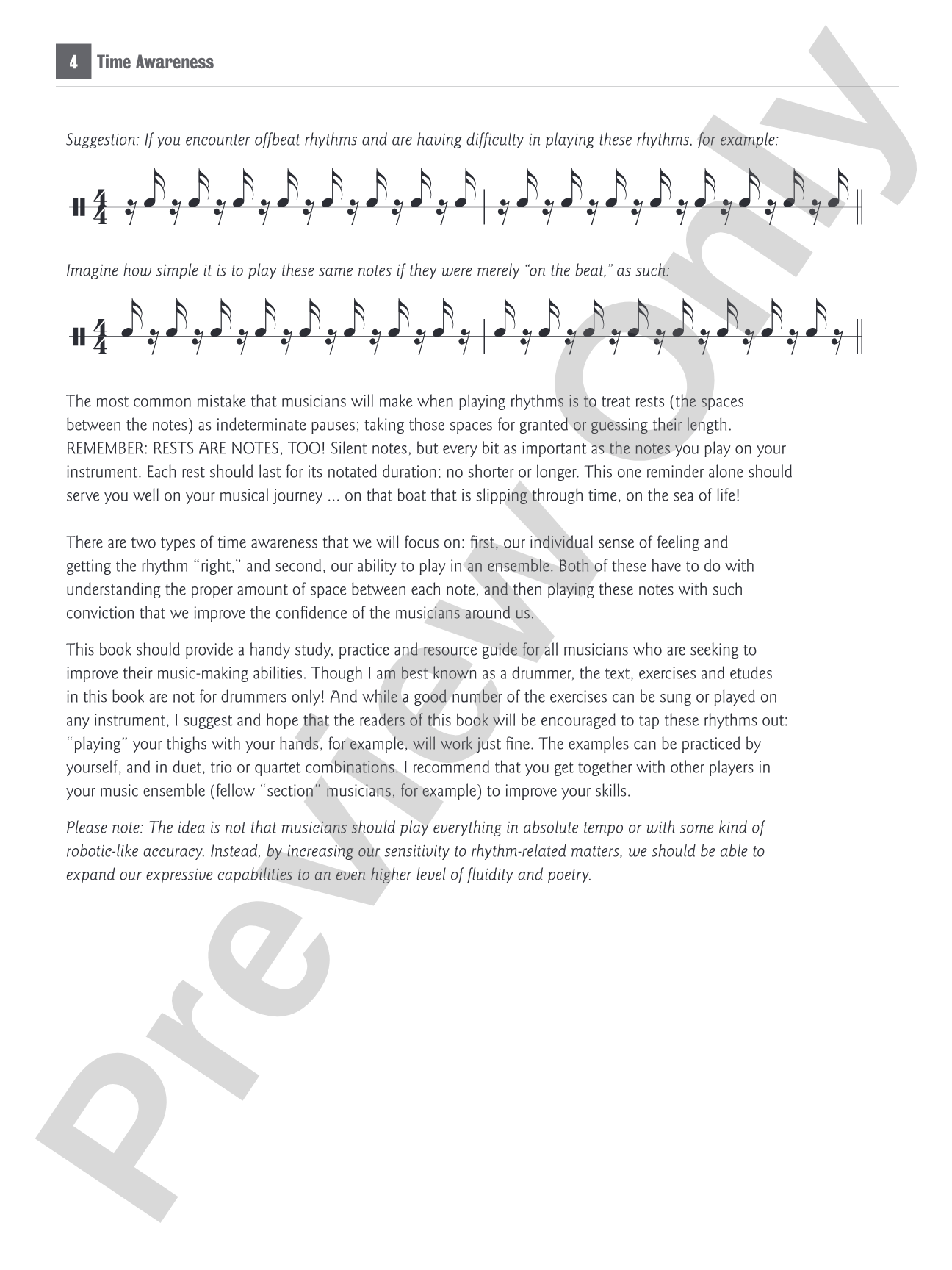 Time Awareness for All Musicians