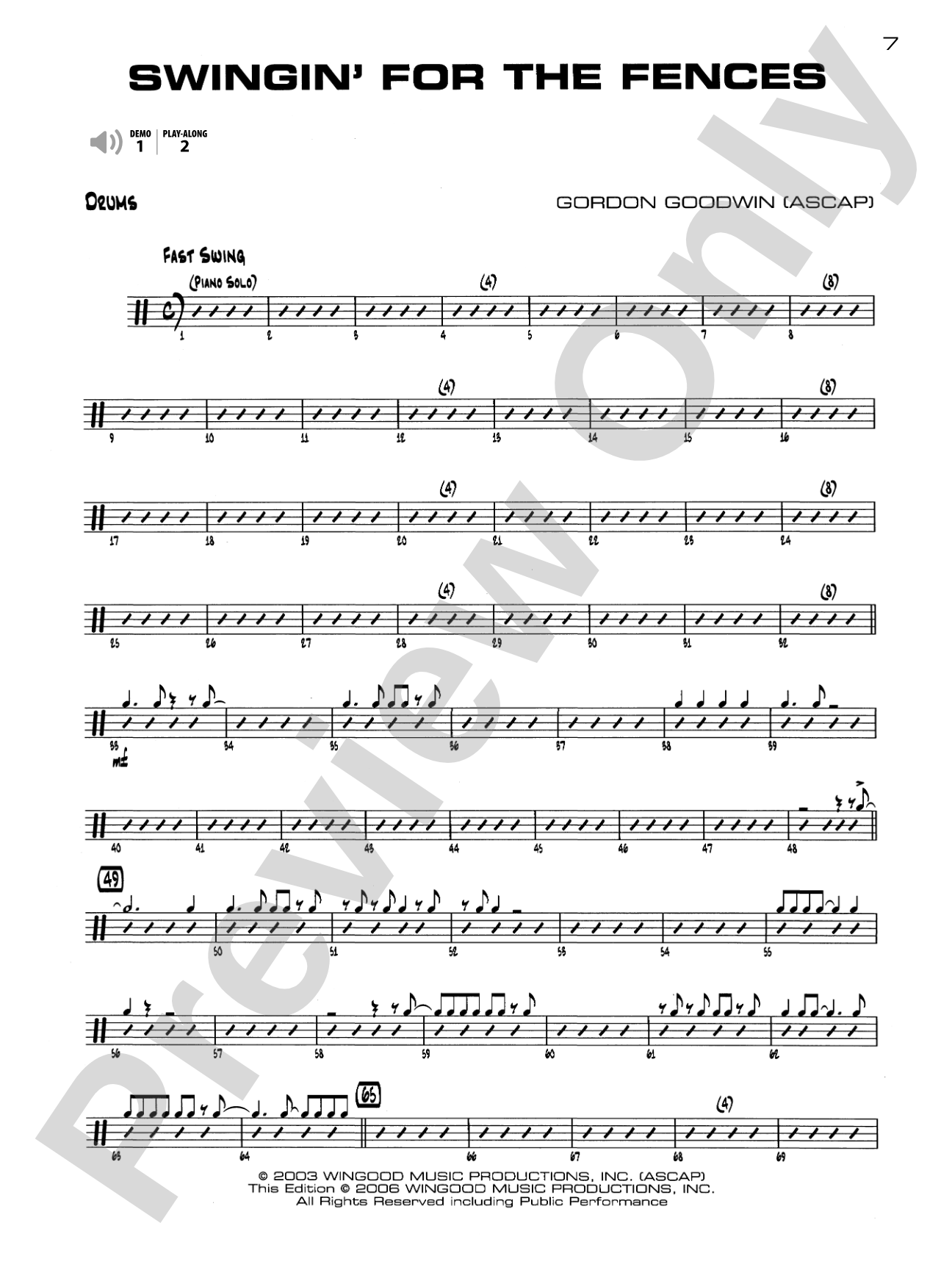 Gordon Goodwin's Big Phat Band Play-Along Series: Drums