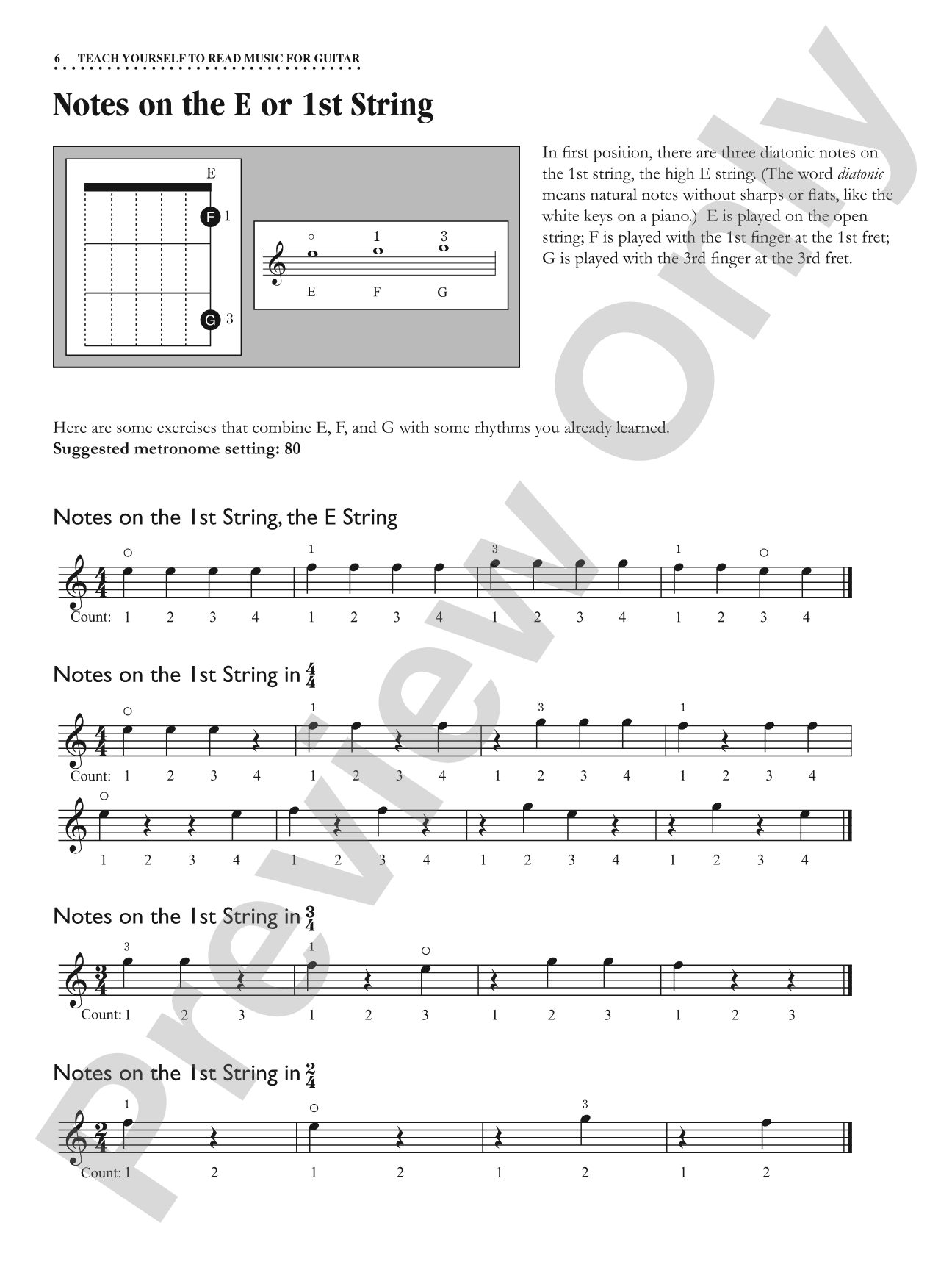 Alfred's Teach Yourself to Read Music for Guitar: Practical Music Reading for All Guitarists!
