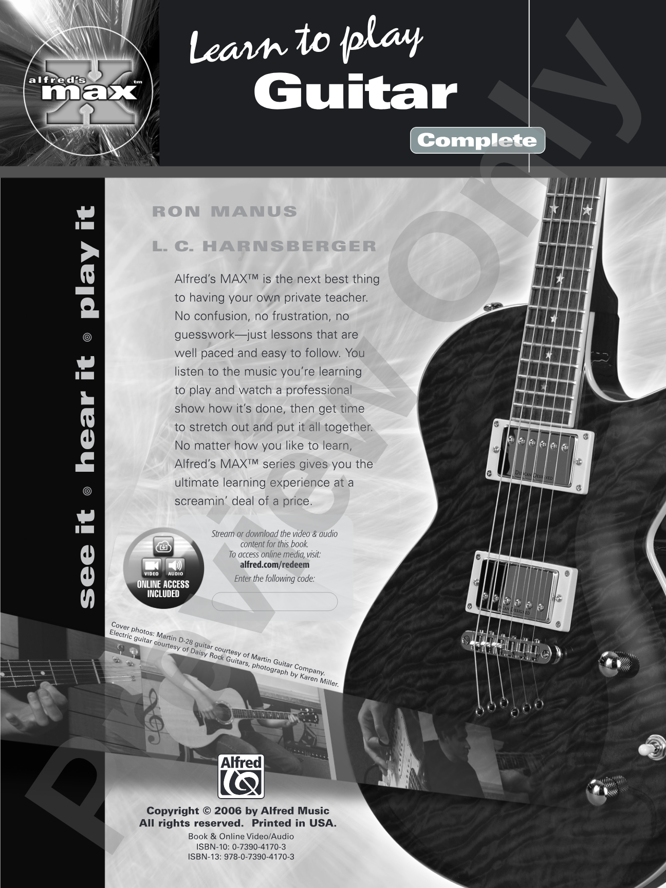 Alfred's MAX™ Guitar, Complete: See It * Hear It * Play It