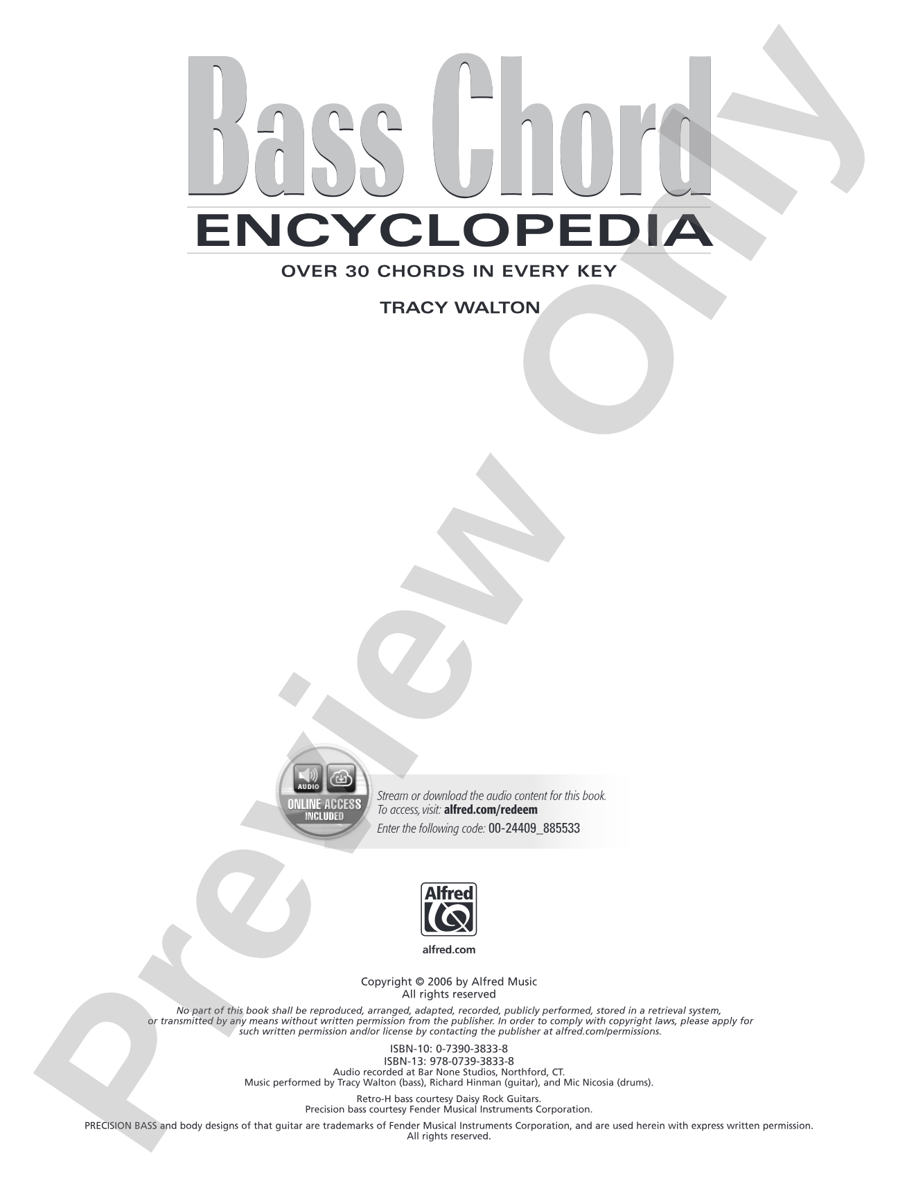 Bass Chord Encyclopedia