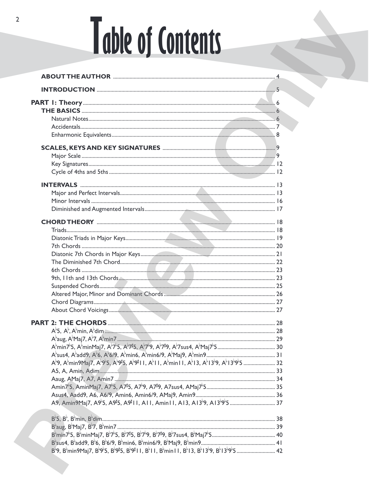 Bass Chord Encyclopedia