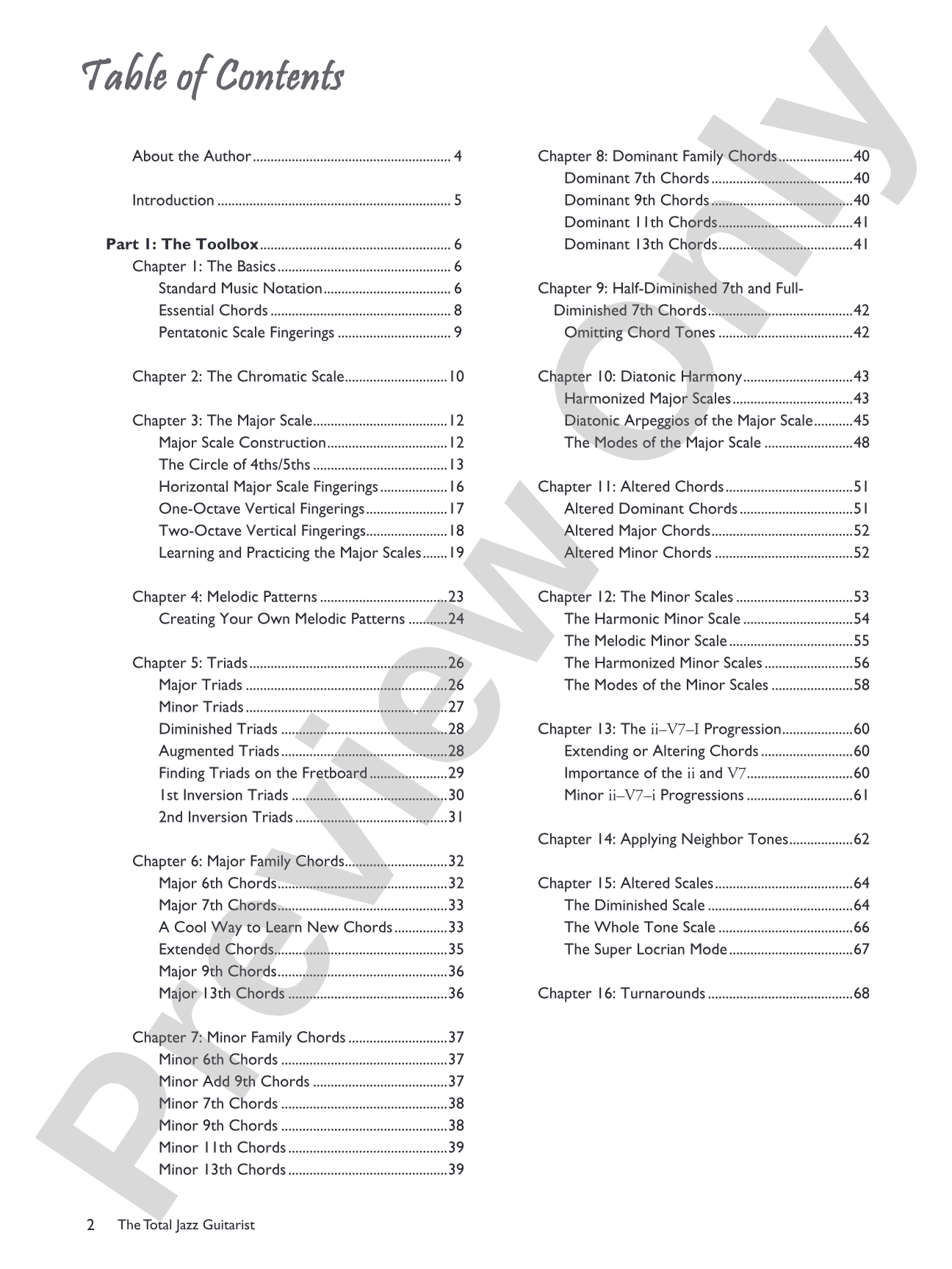 The Total Jazz Guitarist: A Fun and Comprehensive Overview of Jazz Guitar Playing