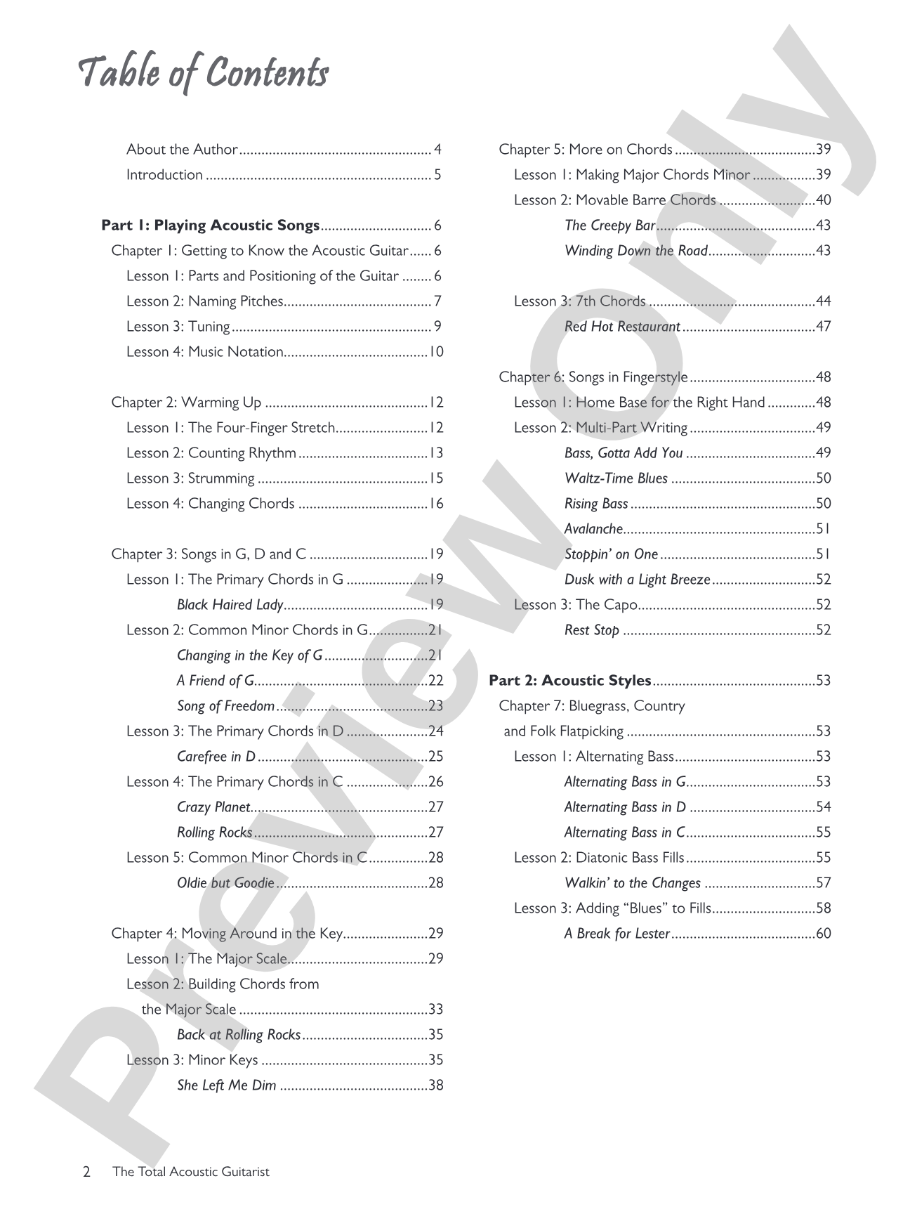 The Total Acoustic Guitarist: A Fun and Comprehensive Overview of Acoustic Guitar Playing