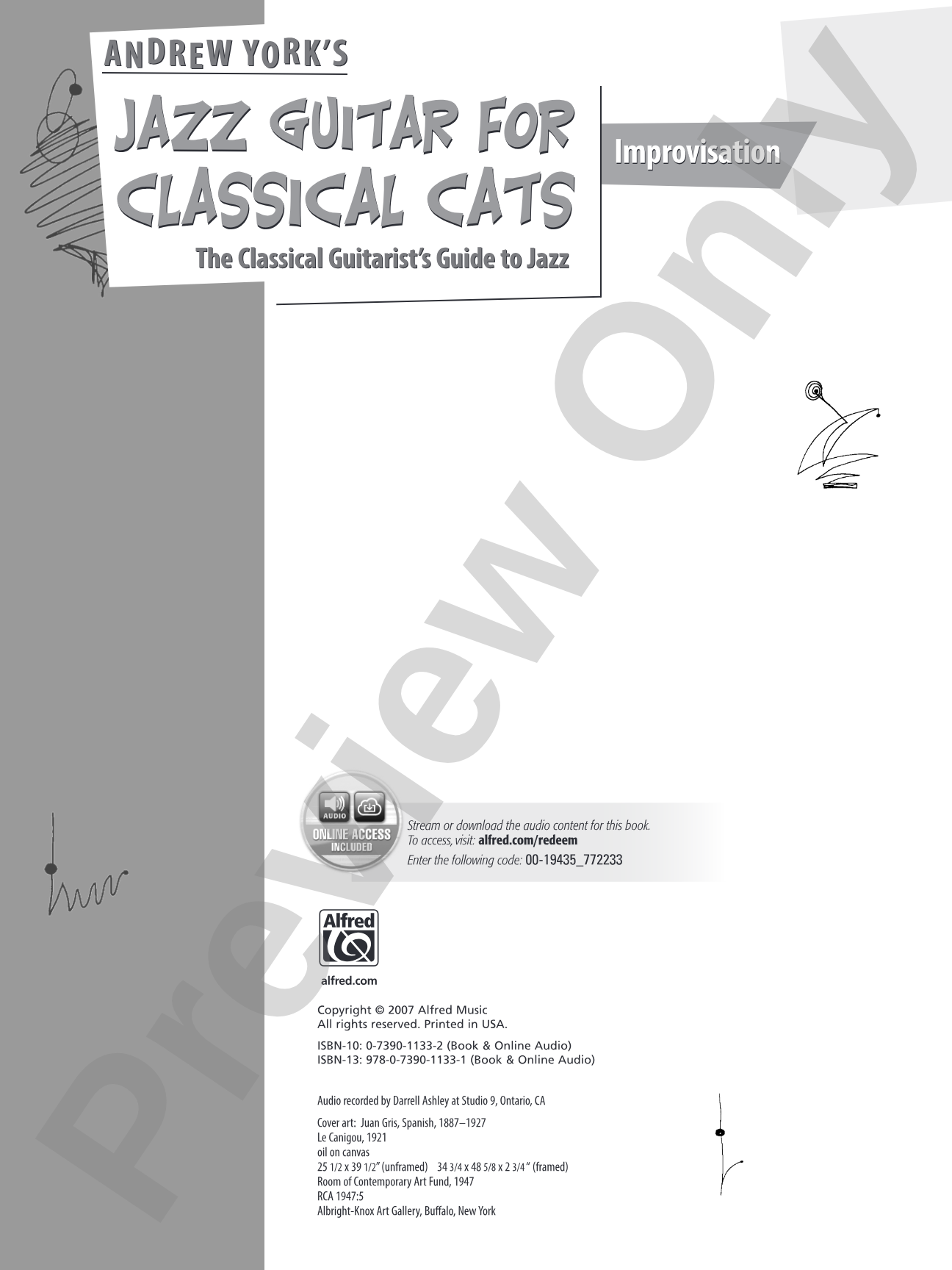 Jazz Guitar for Classical Cats: Improvisation: The Classical Guitarist's Guide to Jazz