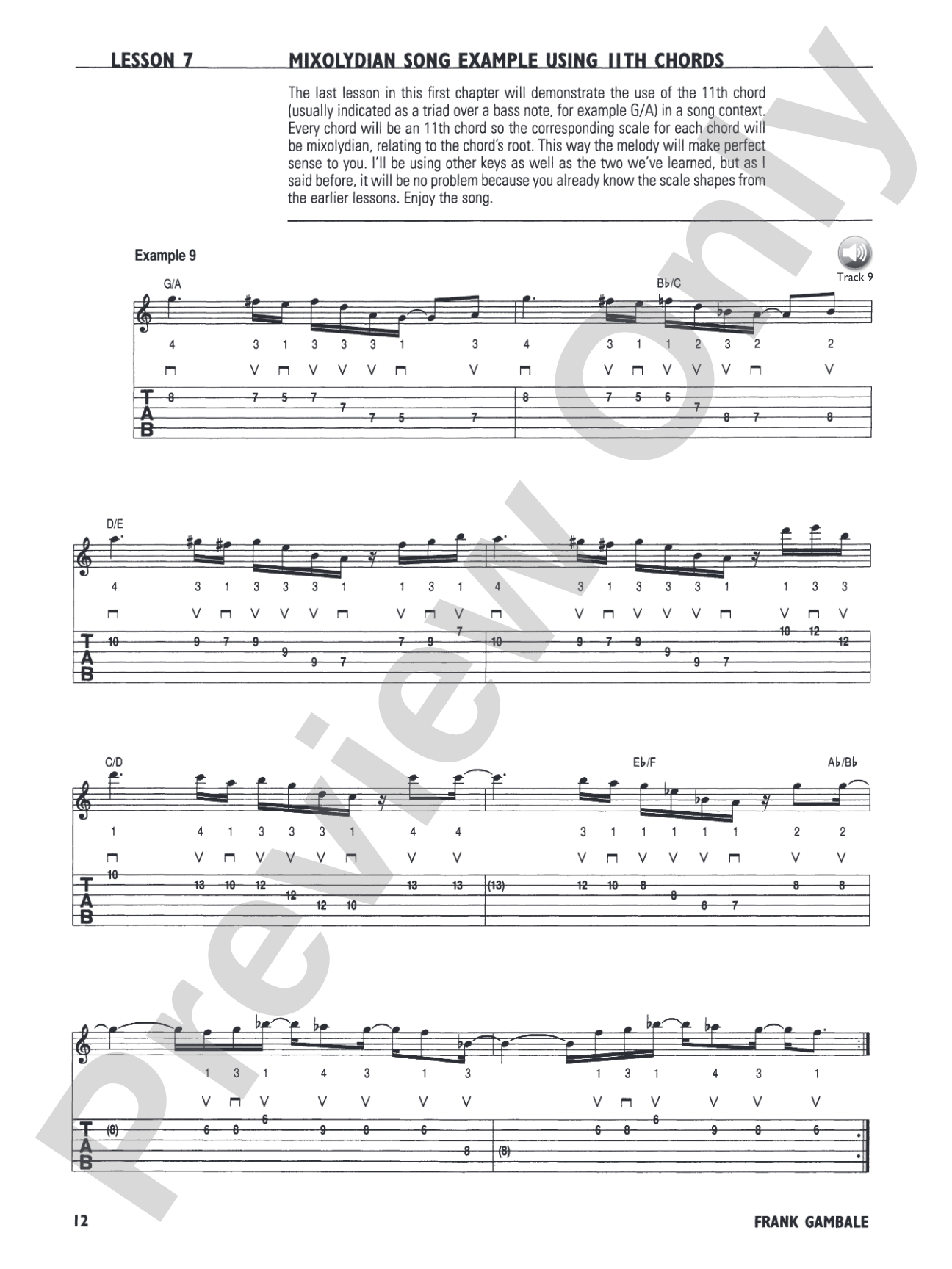 Frank Gambale: Improvisation Made Easy: An Improvisation Course for Intermediate to Advanced Guitarists