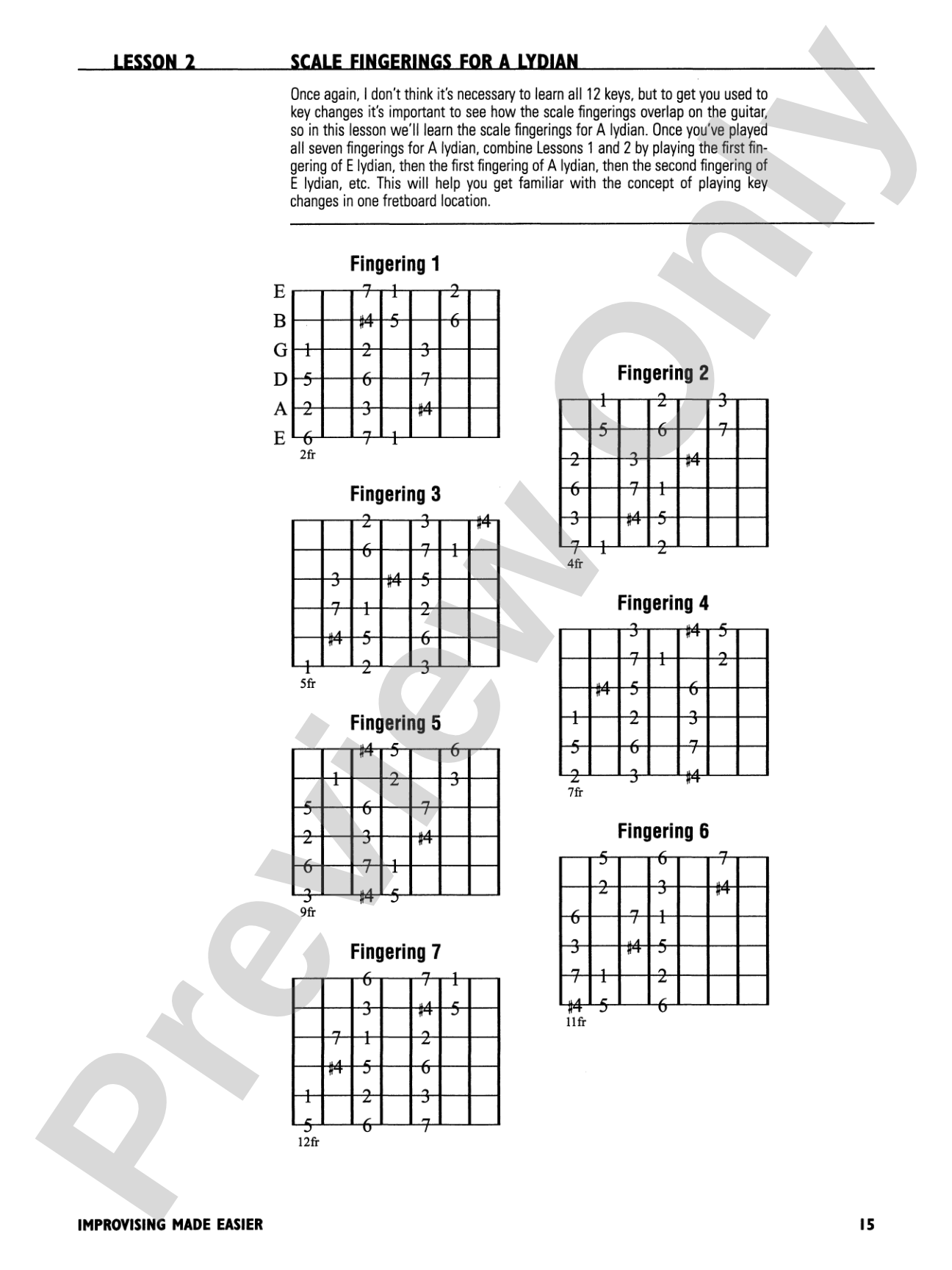 Frank Gambale: Improvisation Made Easy: An Improvisation Course for Intermediate to Advanced Guitarists