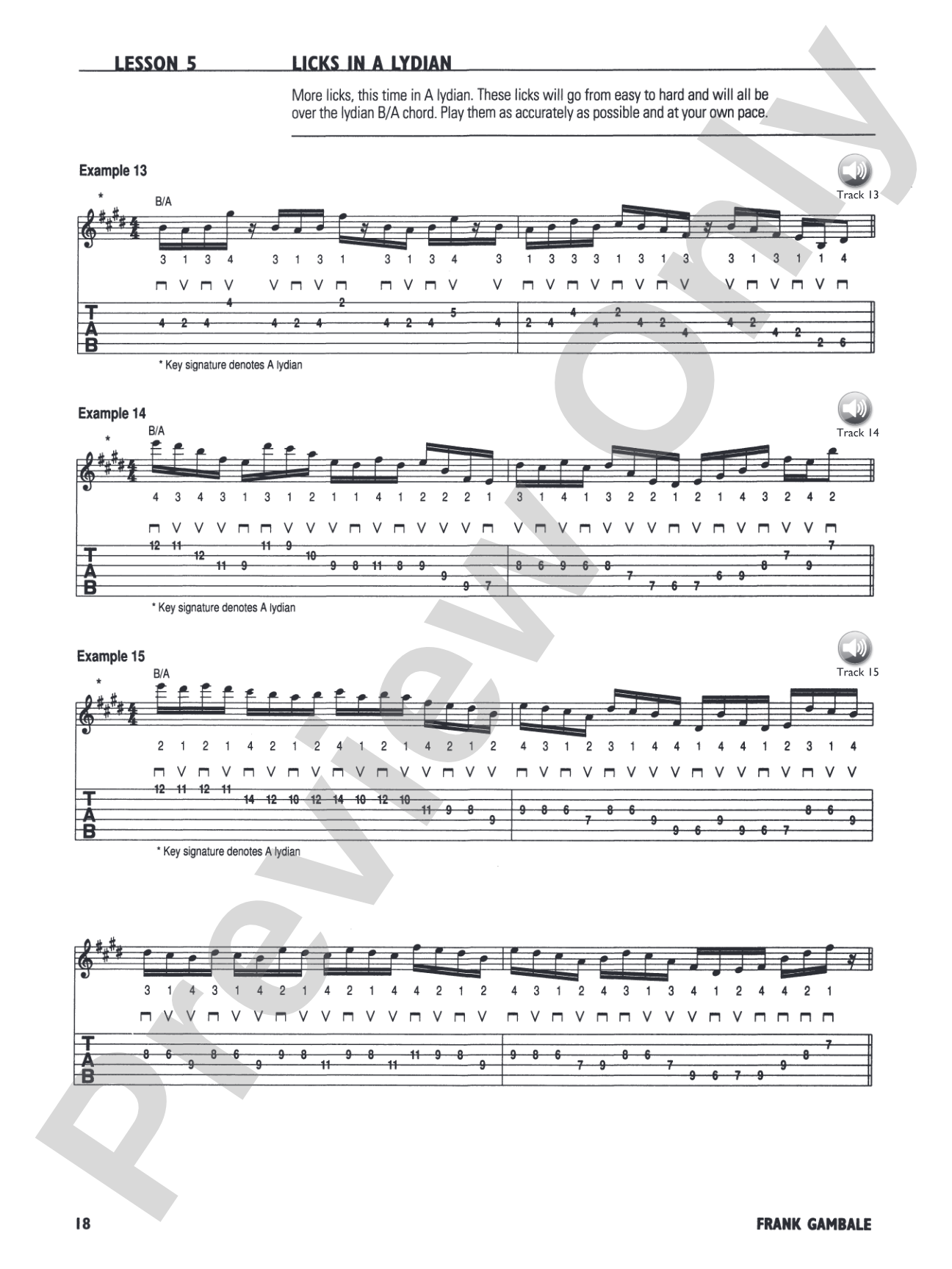 Frank Gambale: Improvisation Made Easy: An Improvisation Course for Intermediate to Advanced Guitarists