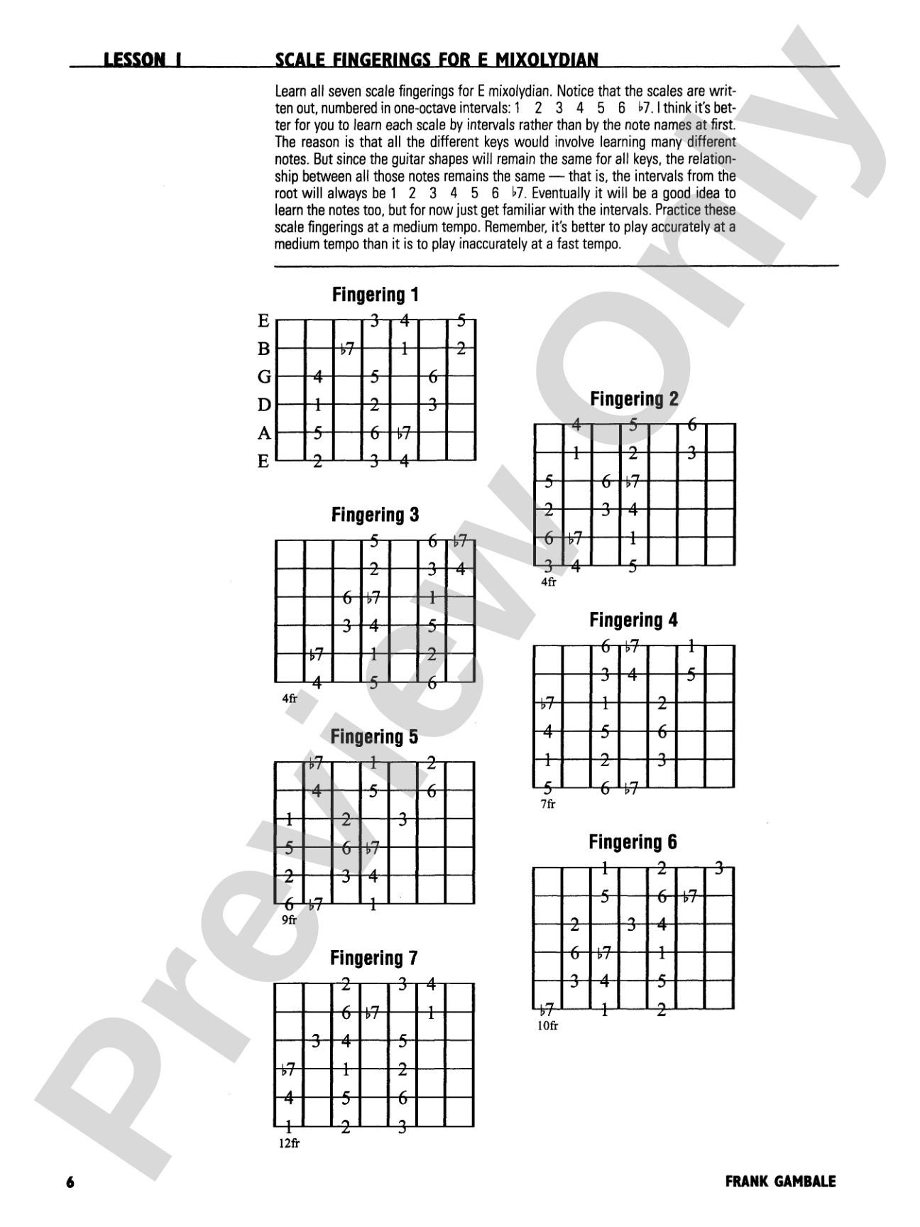 Frank Gambale: Improvisation Made Easy: An Improvisation Course for Intermediate to Advanced Guitarists