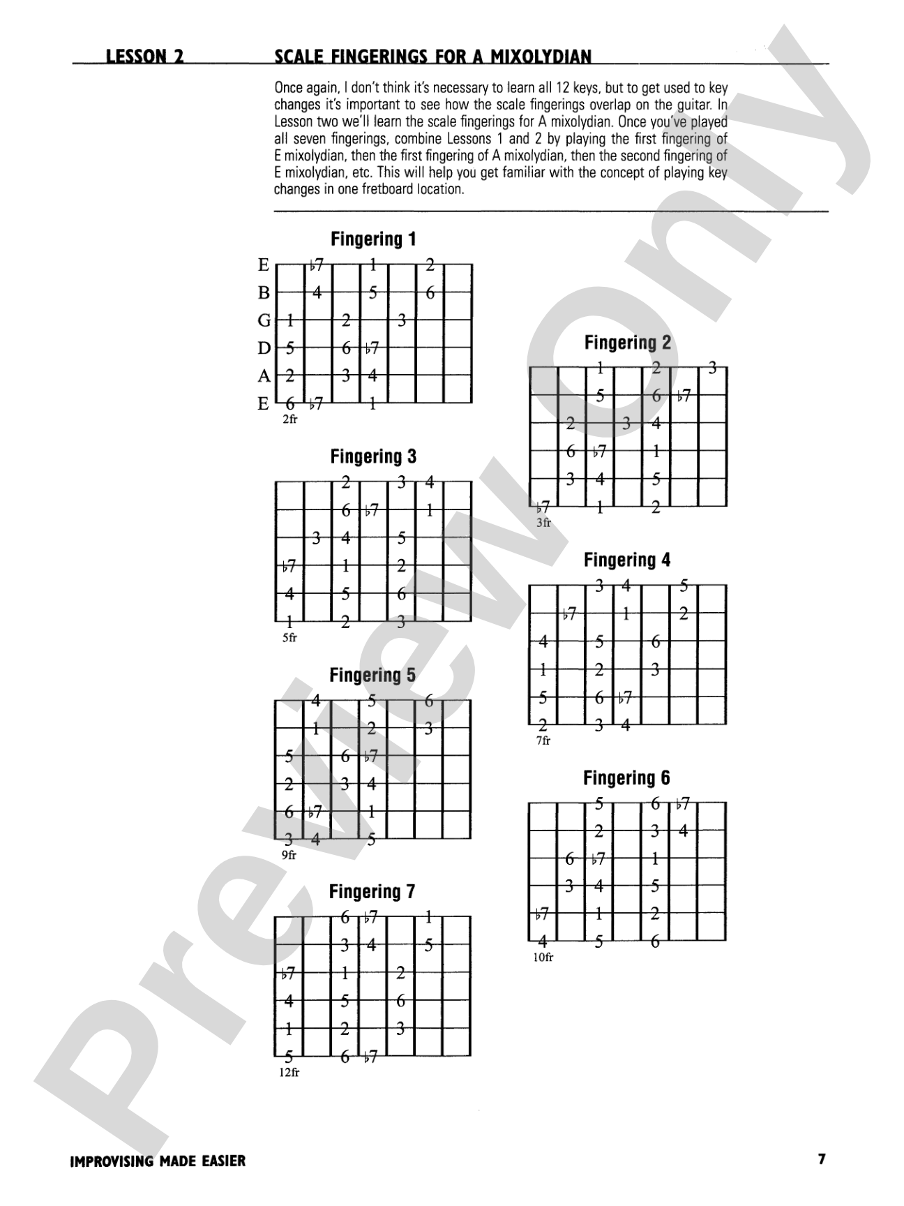 Frank Gambale: Improvisation Made Easy: An Improvisation Course for Intermediate to Advanced Guitarists