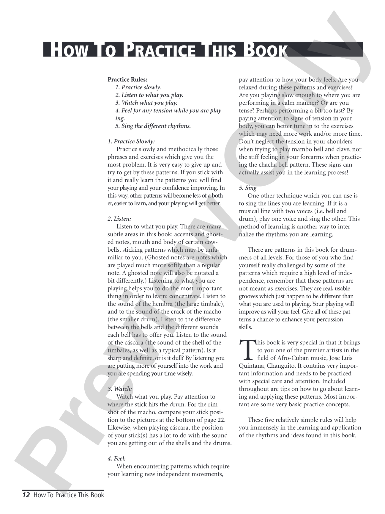 Changuito: A Master's Approach to Timbales