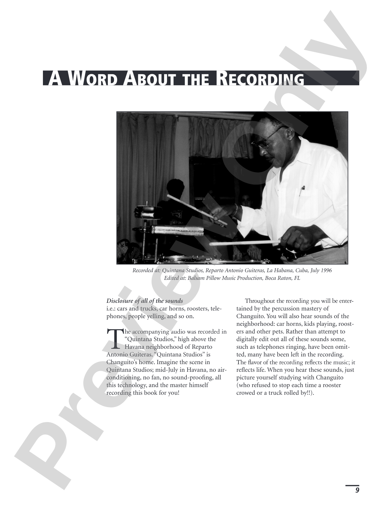 Changuito: A Master's Approach to Timbales