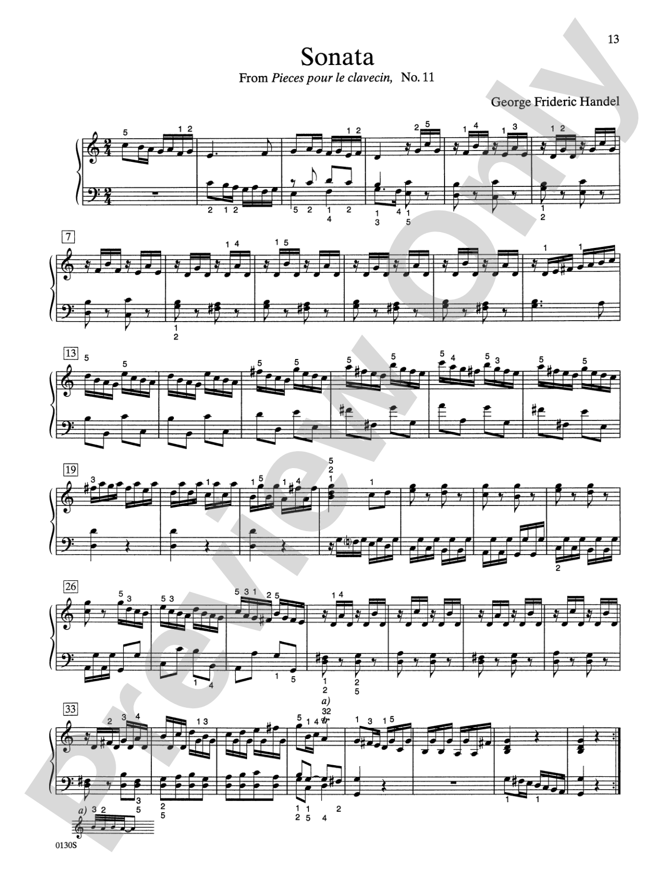Piano Literature of the 17th, 18th, and 19th Centuries, Book 6: Piano