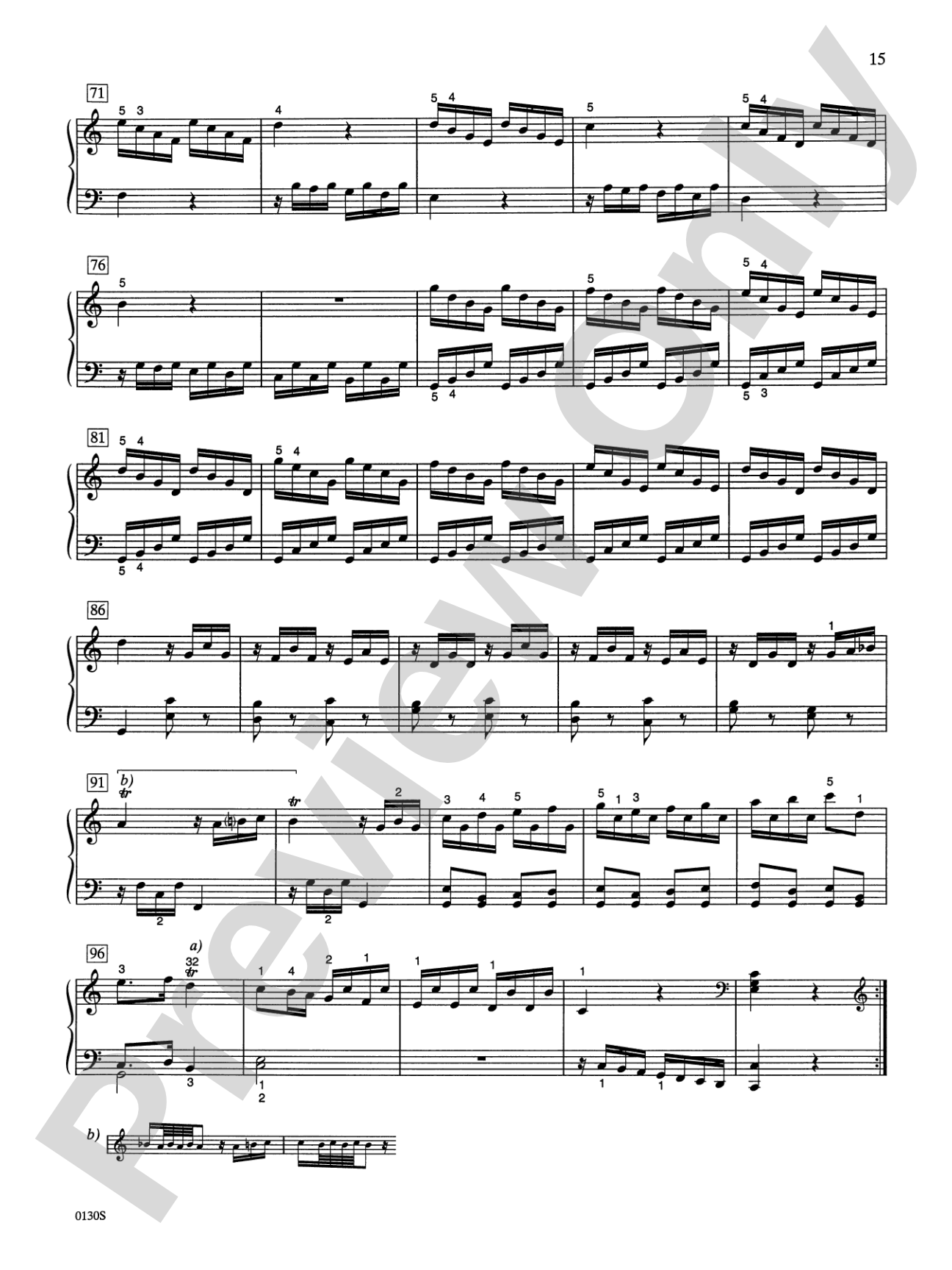 Piano Literature of the 17th, 18th, and 19th Centuries, Book 6: Piano