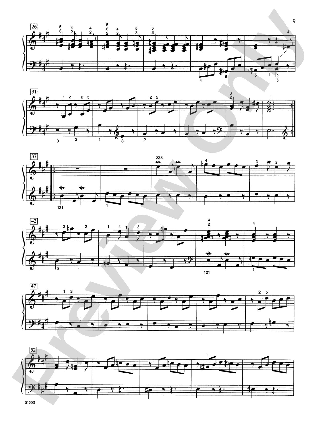 Piano Literature of the 17th, 18th, and 19th Centuries, Book 6: Piano