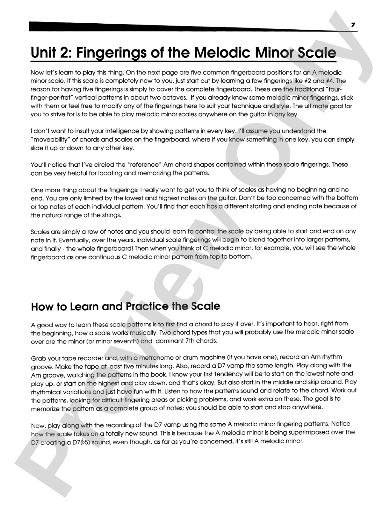 Guitar Secrets: Melodic Minor Revealed