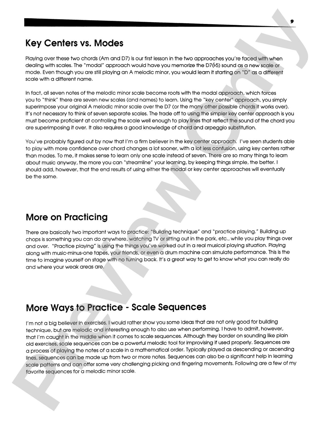 Guitar Secrets: Melodic Minor Revealed