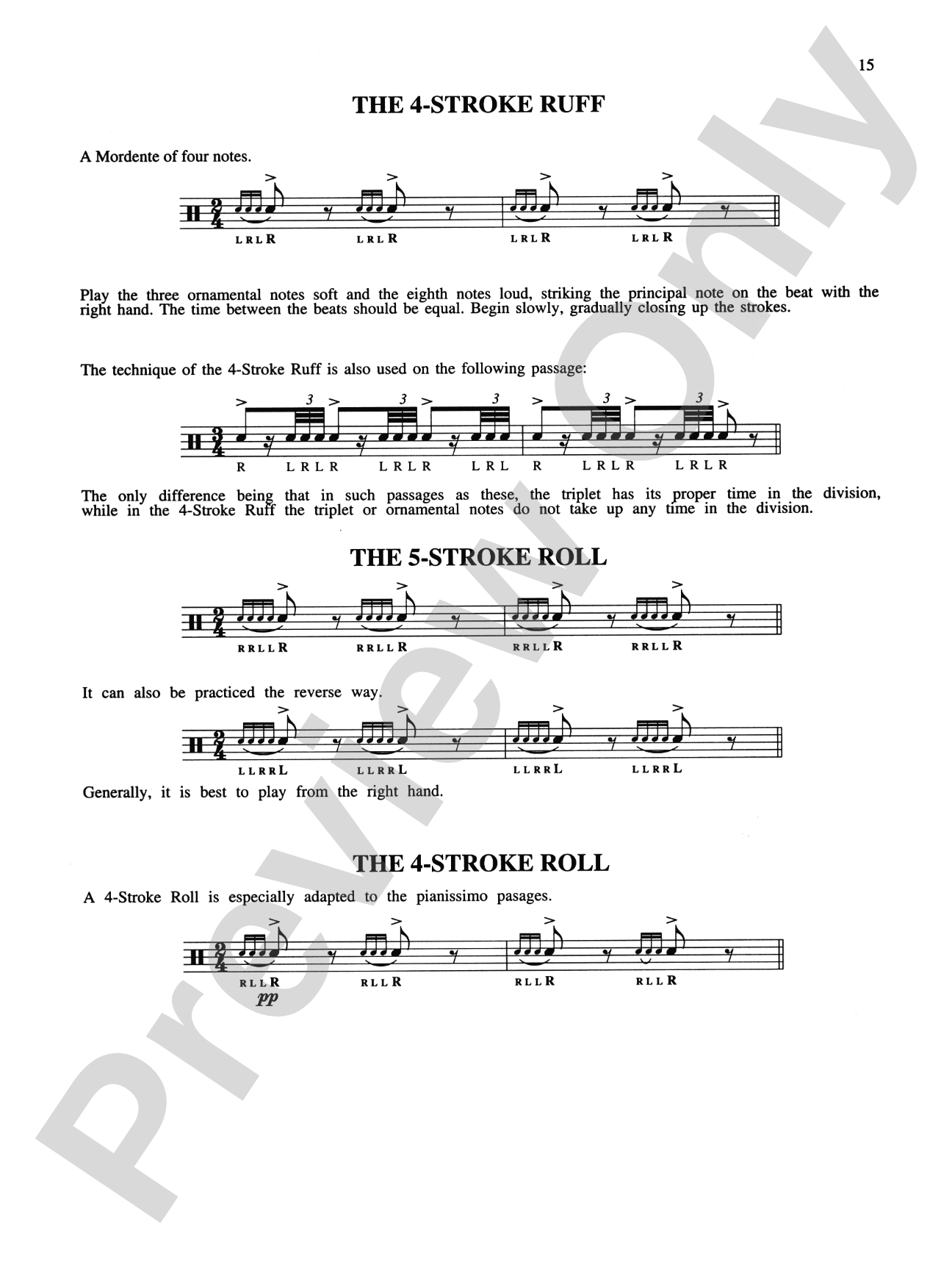 Podemski's Standard Snare Drum Method: Including Double Drums and Introduction to Timpani