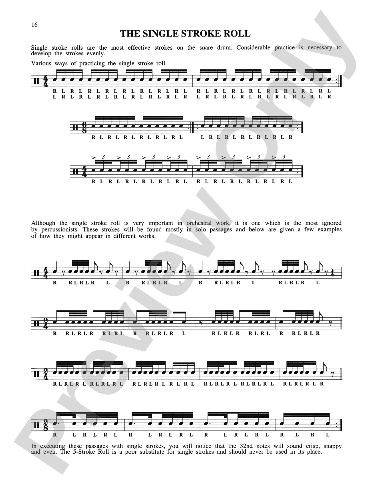 Podemski's Standard Snare Drum Method: Including Double Drums and Introduction to Timpani