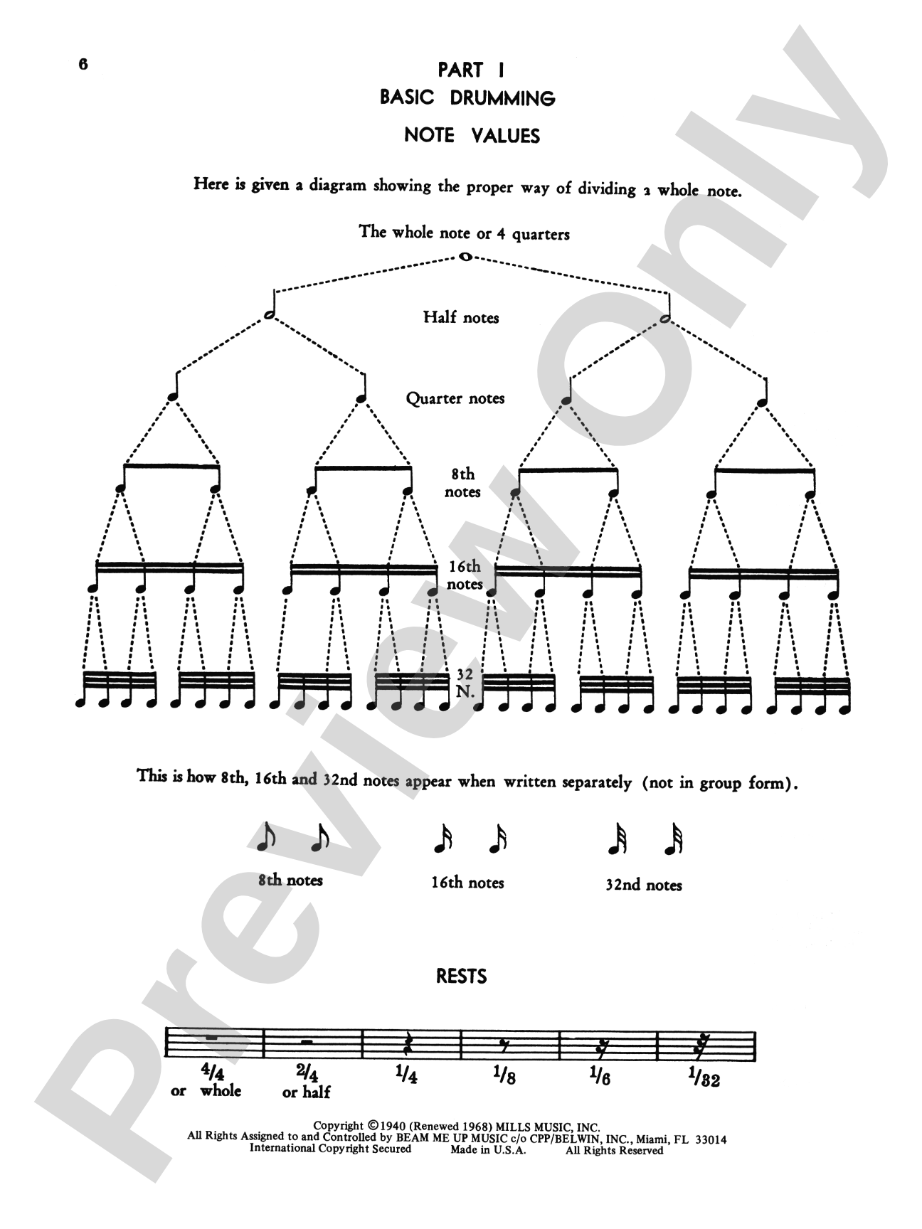 Podemski's Standard Snare Drum Method: Including Double Drums and Introduction to Timpani