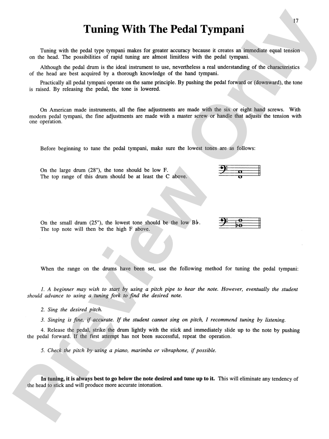 Saul Goodman: Modern Method for Timpani
