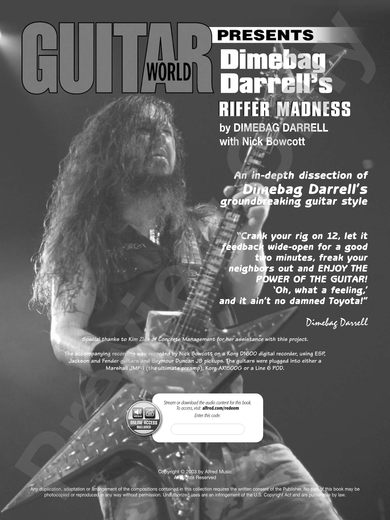 Guitar World Presents Dimebag Darrell's Riffer Madness