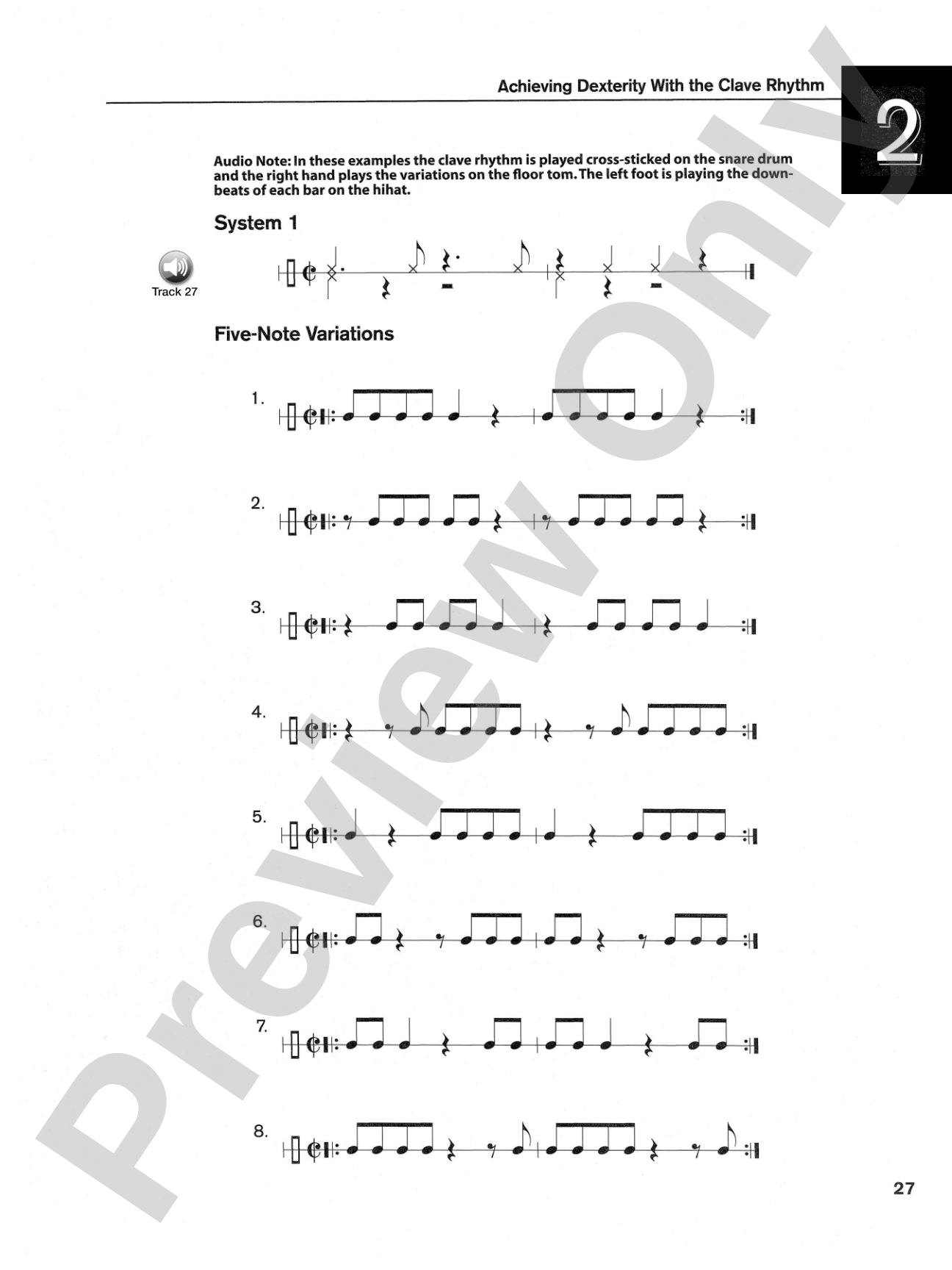 Conversations in Clave: The Ultimate Technical Study of Four-Way Independence in Afro-Cuban Rhythms