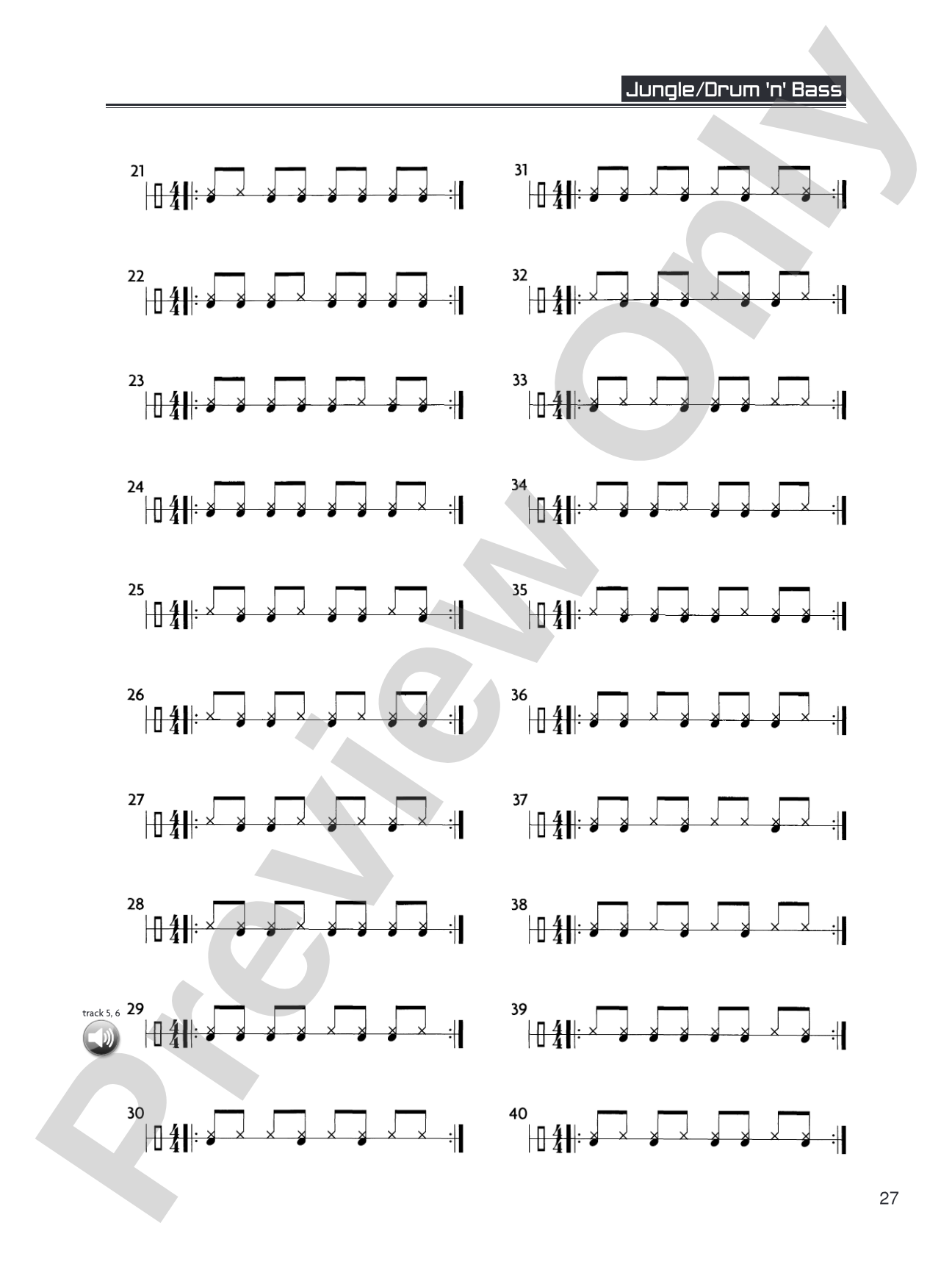 Jungle/Drum 'n' Bass for the Acoustic Drum Set: A Guide to Applying Today's Electronic Music to the Drum Set