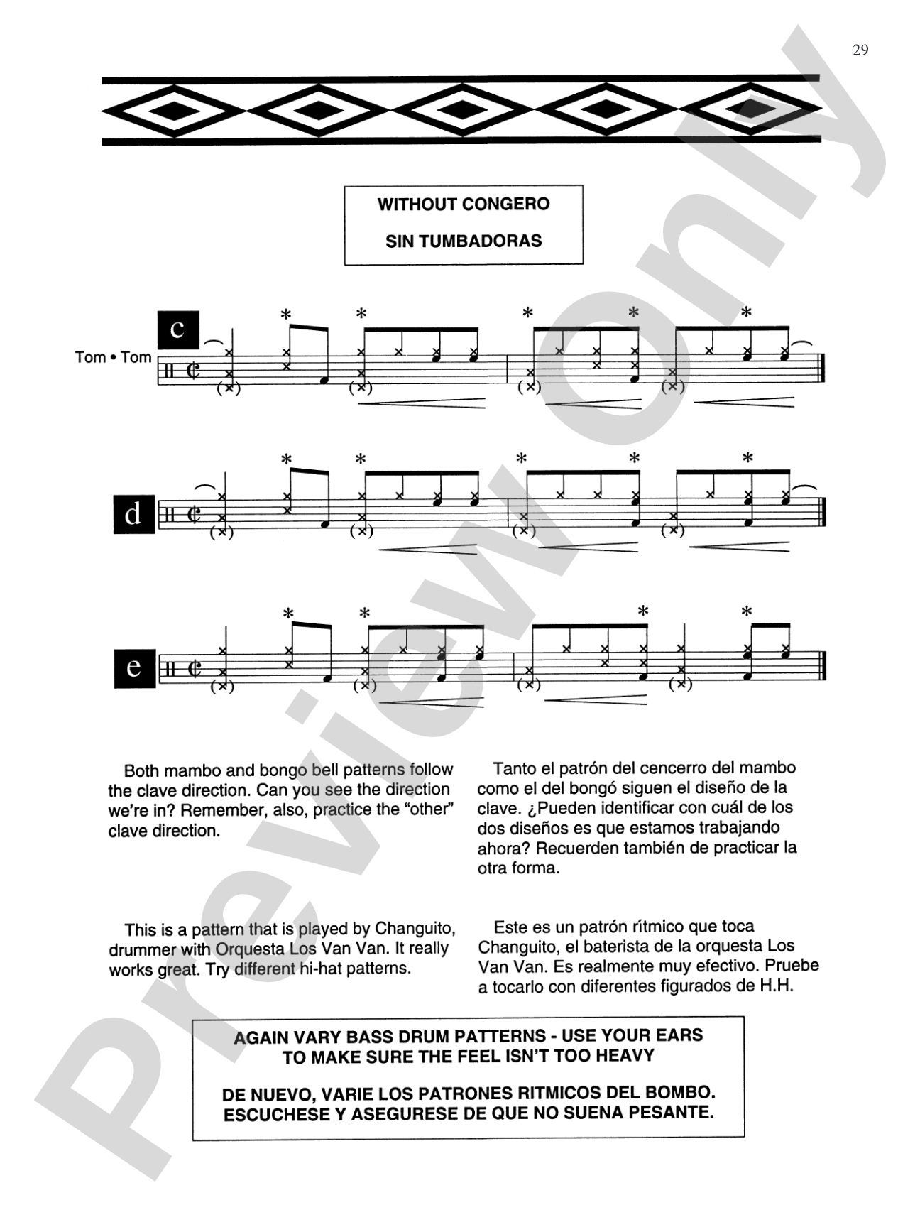 Practical Applications: Afro-Caribbean Rhythms for the Drumset