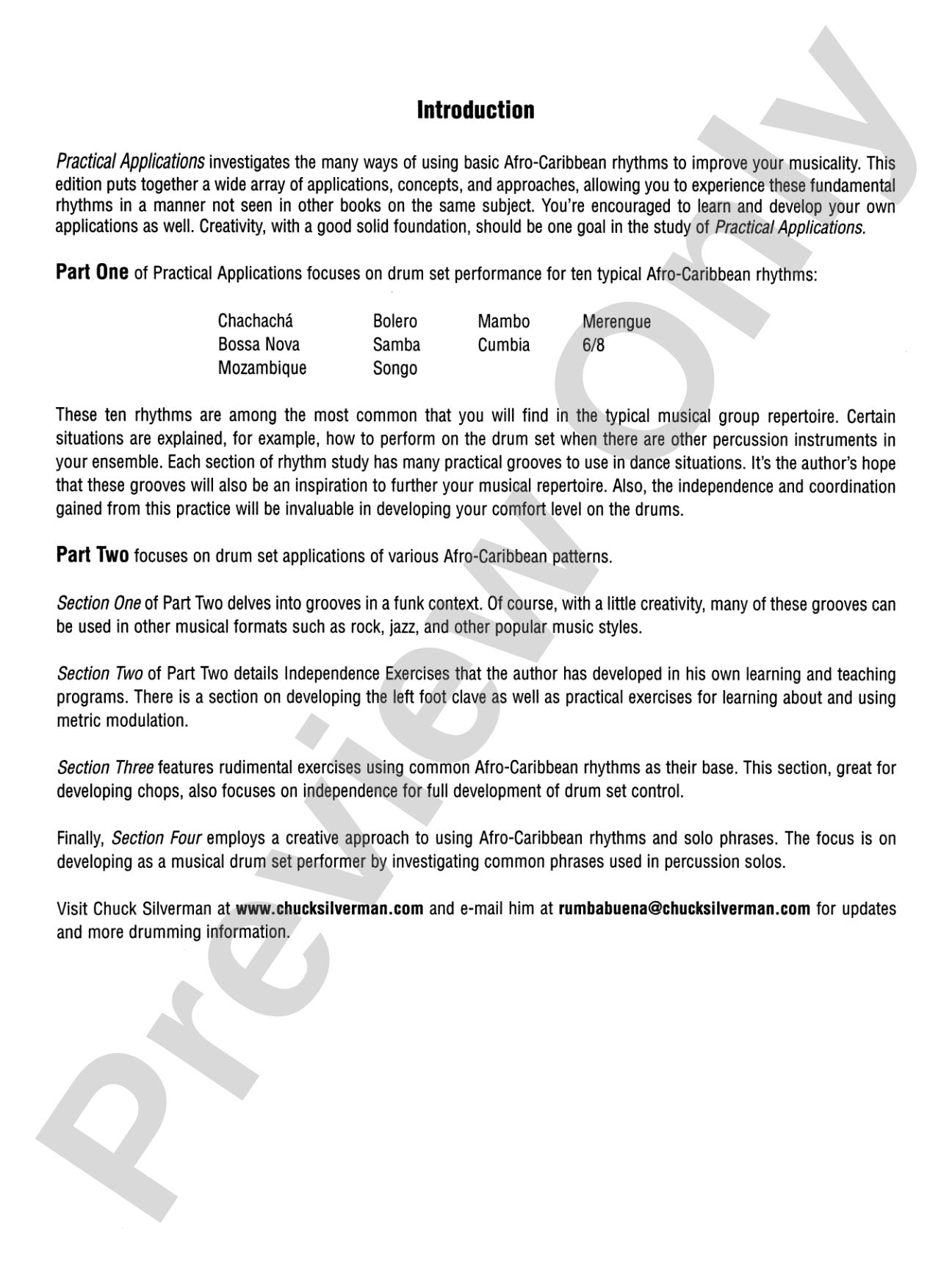 Practical Applications: Afro-Caribbean Rhythms for the Drumset