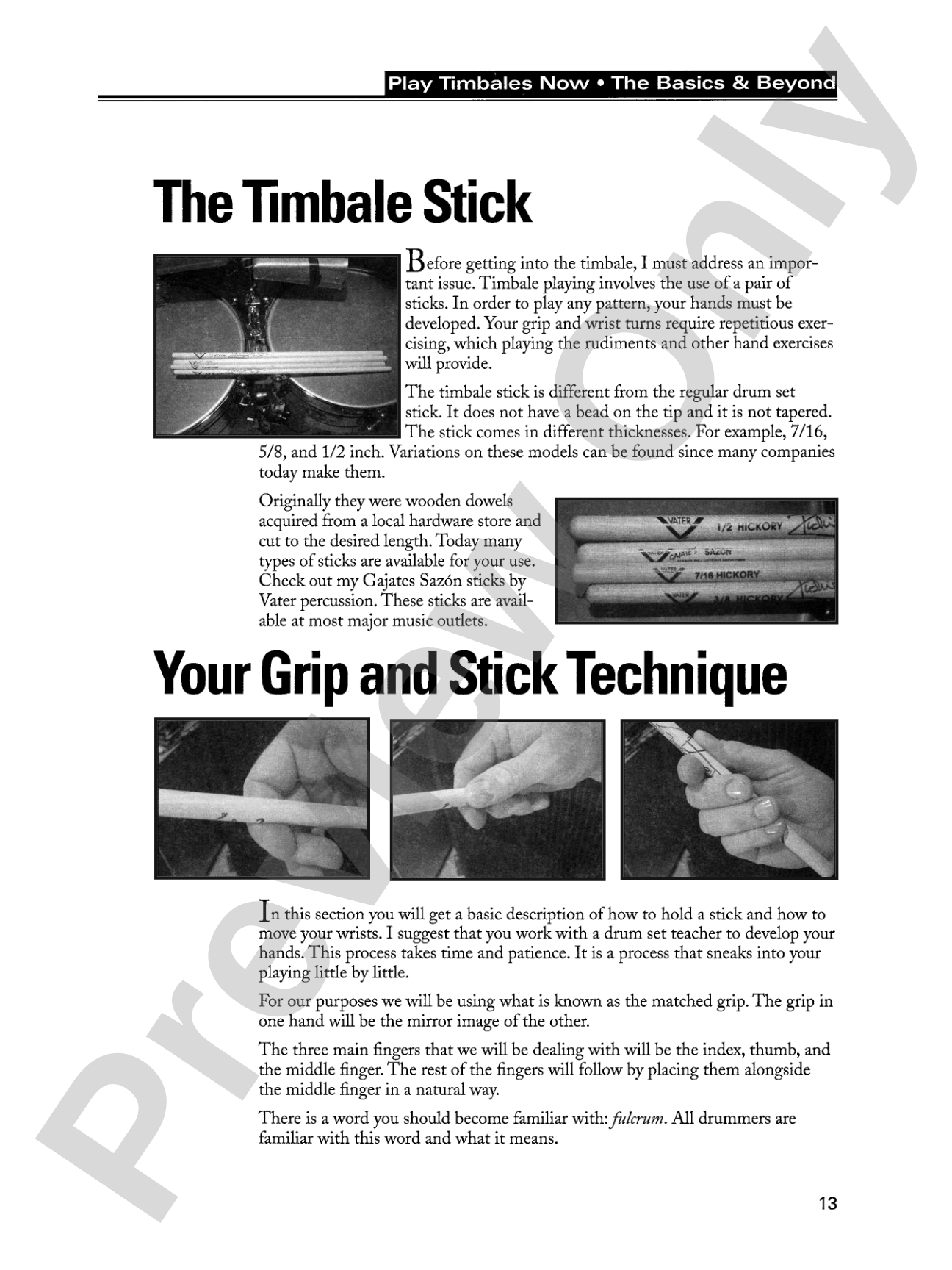 Play Timbales Now: The Basics & Beyond