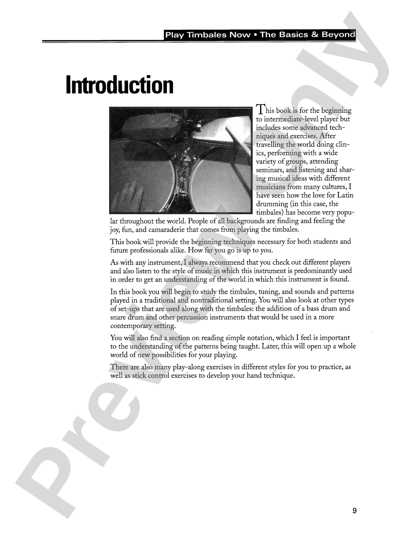 Play Timbales Now: The Basics & Beyond