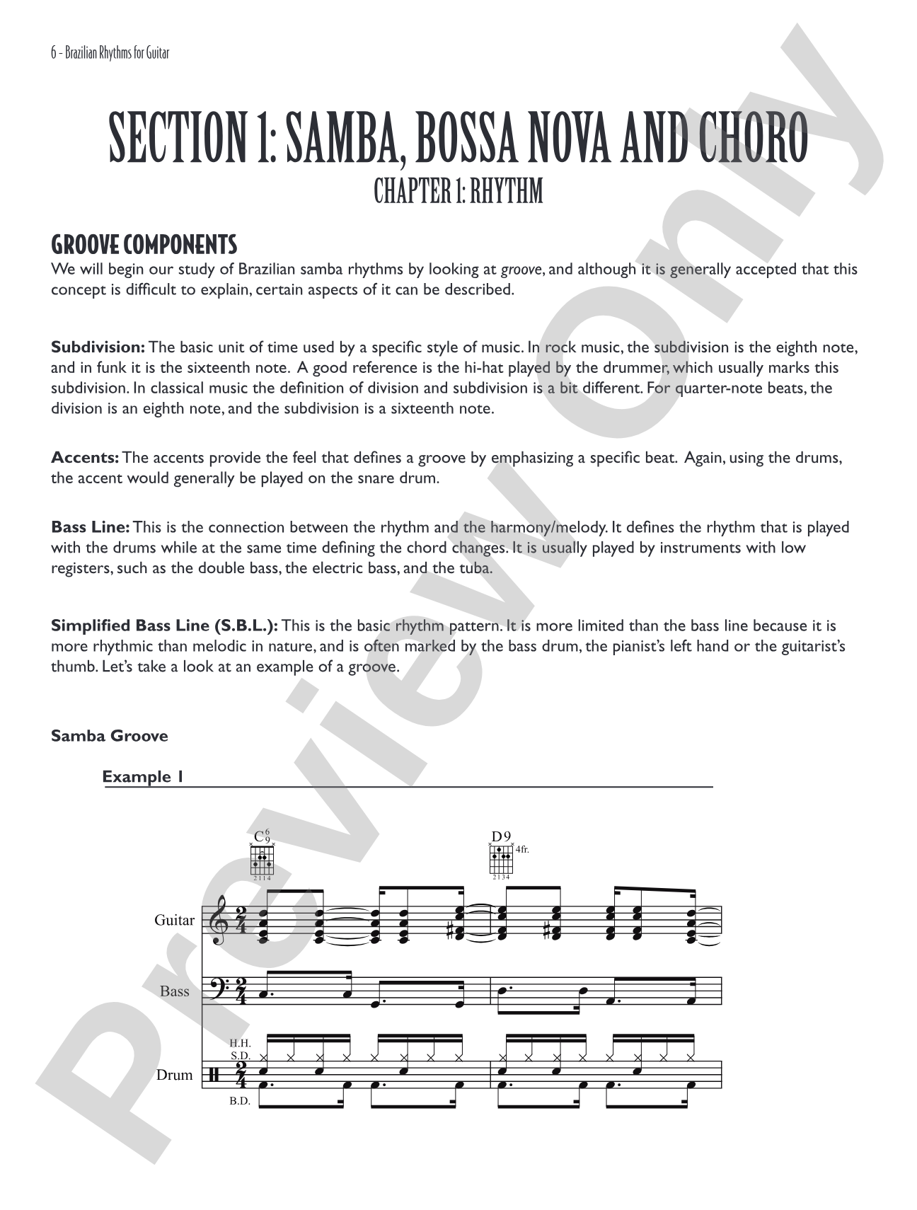 Brazilian Rhythms for Guitar: Samba, Bossa Nova, Choro, Baião, Frevo, and Other Brazilian Styles