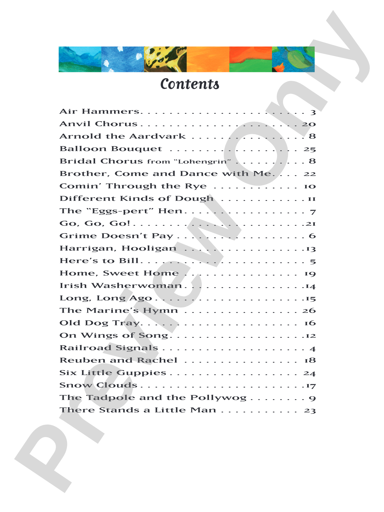 Sight Reading, Book 1: Piano
