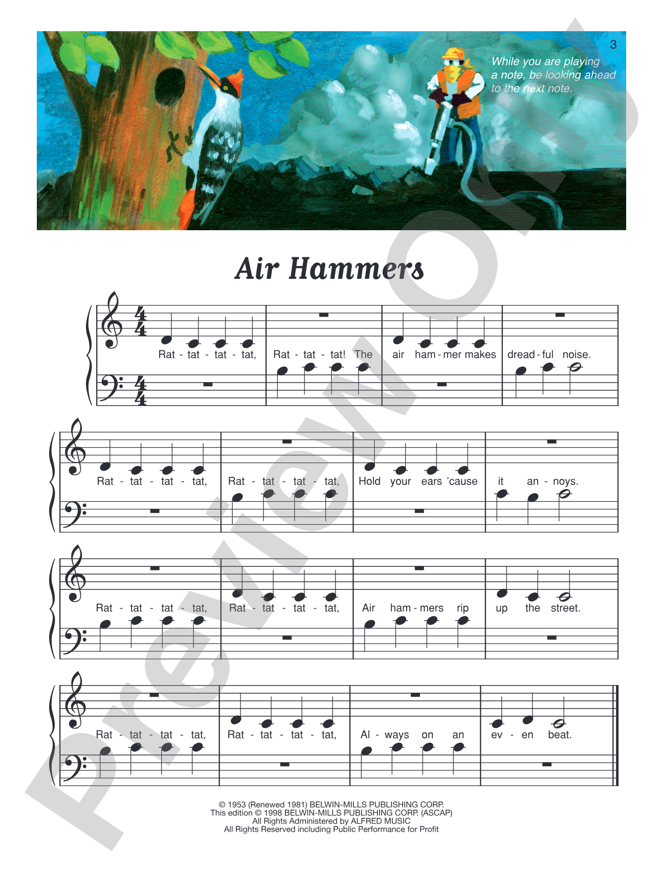 Sight Reading, Book 1: Piano