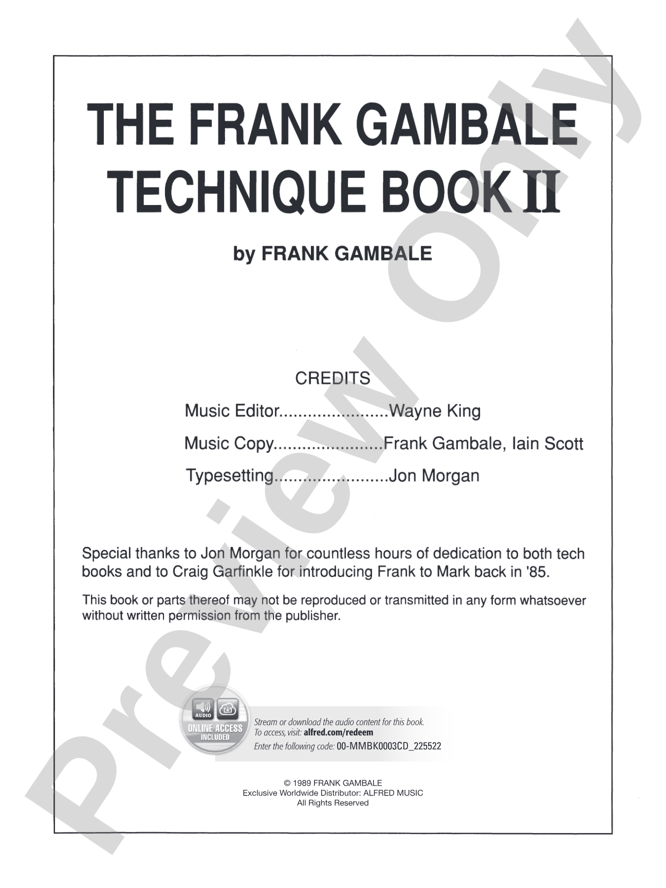 The Frank Gambale Technique Book II: The Essential Soloing Theory Course for All Guitarists