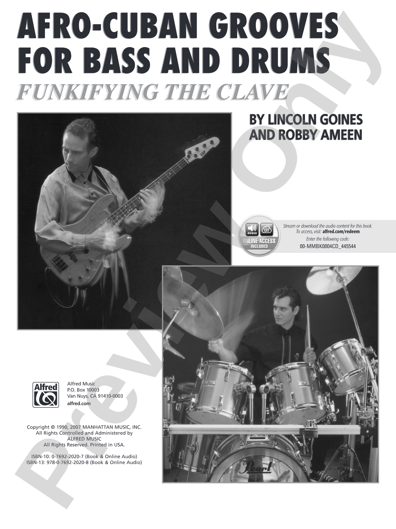 Funkifying the Clave: Afro-Cuban Grooves for Bass and Drums