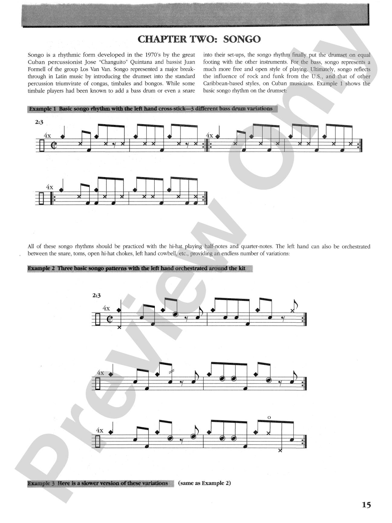 Funkifying the Clave: Afro-Cuban Grooves for Bass and Drums