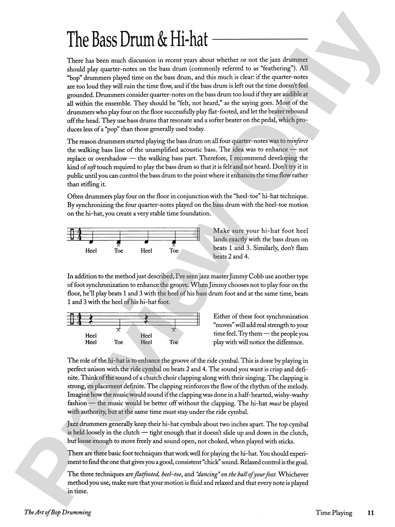 The Art of Bop Drumming