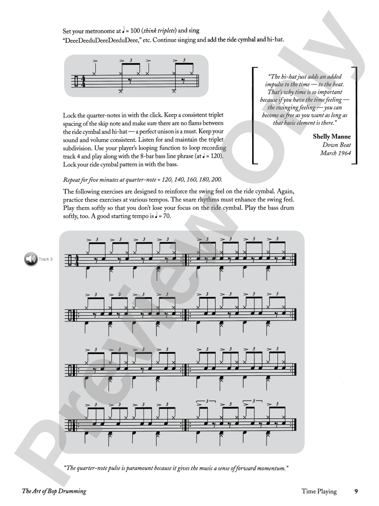 The Art of Bop Drumming